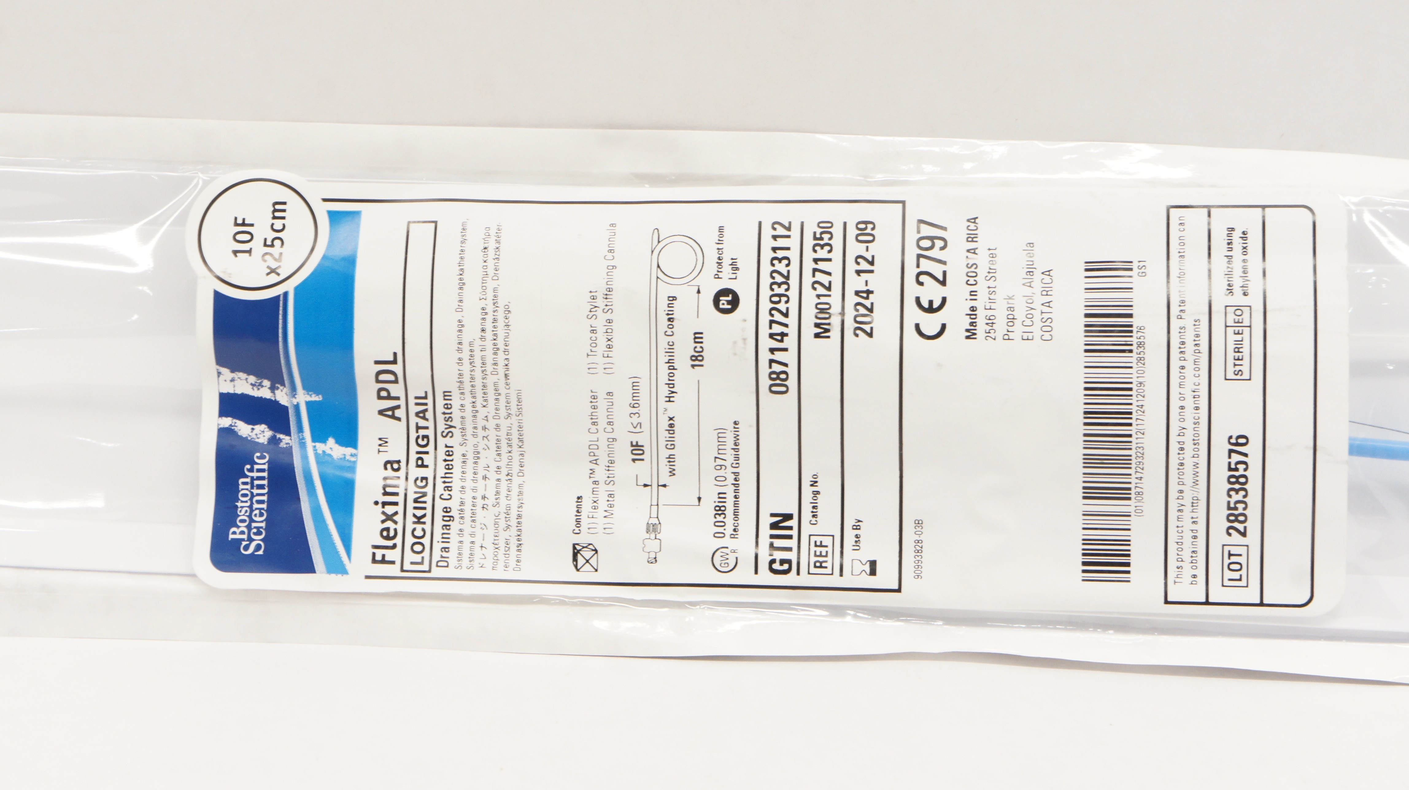 Boston Scientific M001271350 Flexima APDL Locking Pigtail 10F x 25cm