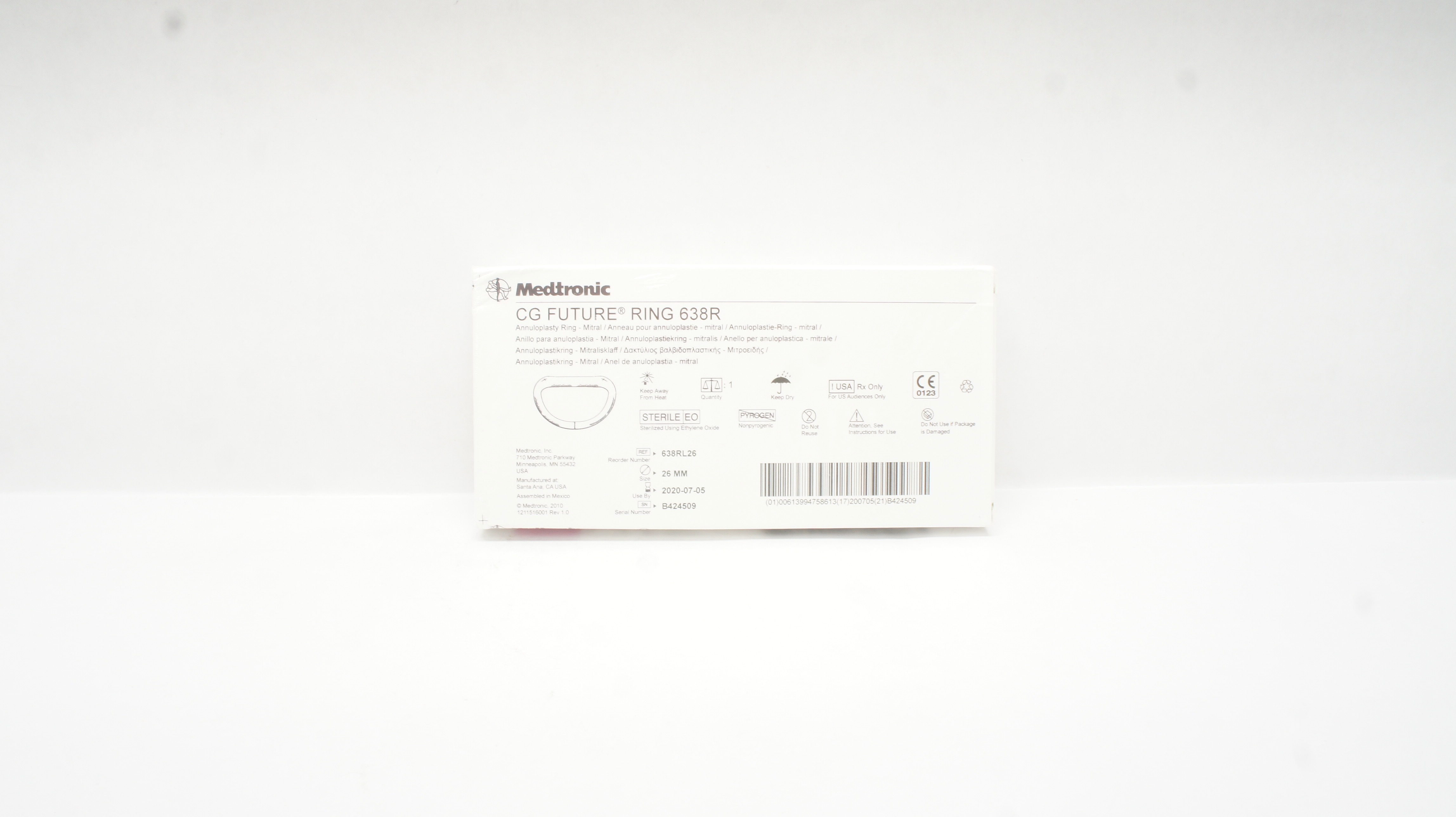 Medtronic 638RL26 CG Future RIng 638R 26mm (x)