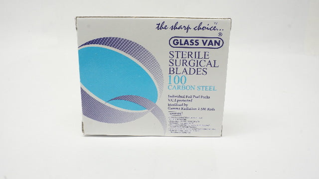 Myco Medical 2001T-10 Glass Van #10 Carbon Blades - Box of 100