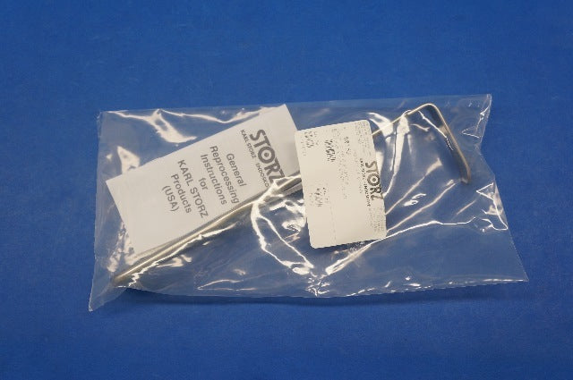 Karl Storz 58153 Retractor, Solid, Straight, Size 60 x 13 mm, Length 21.5 cm
