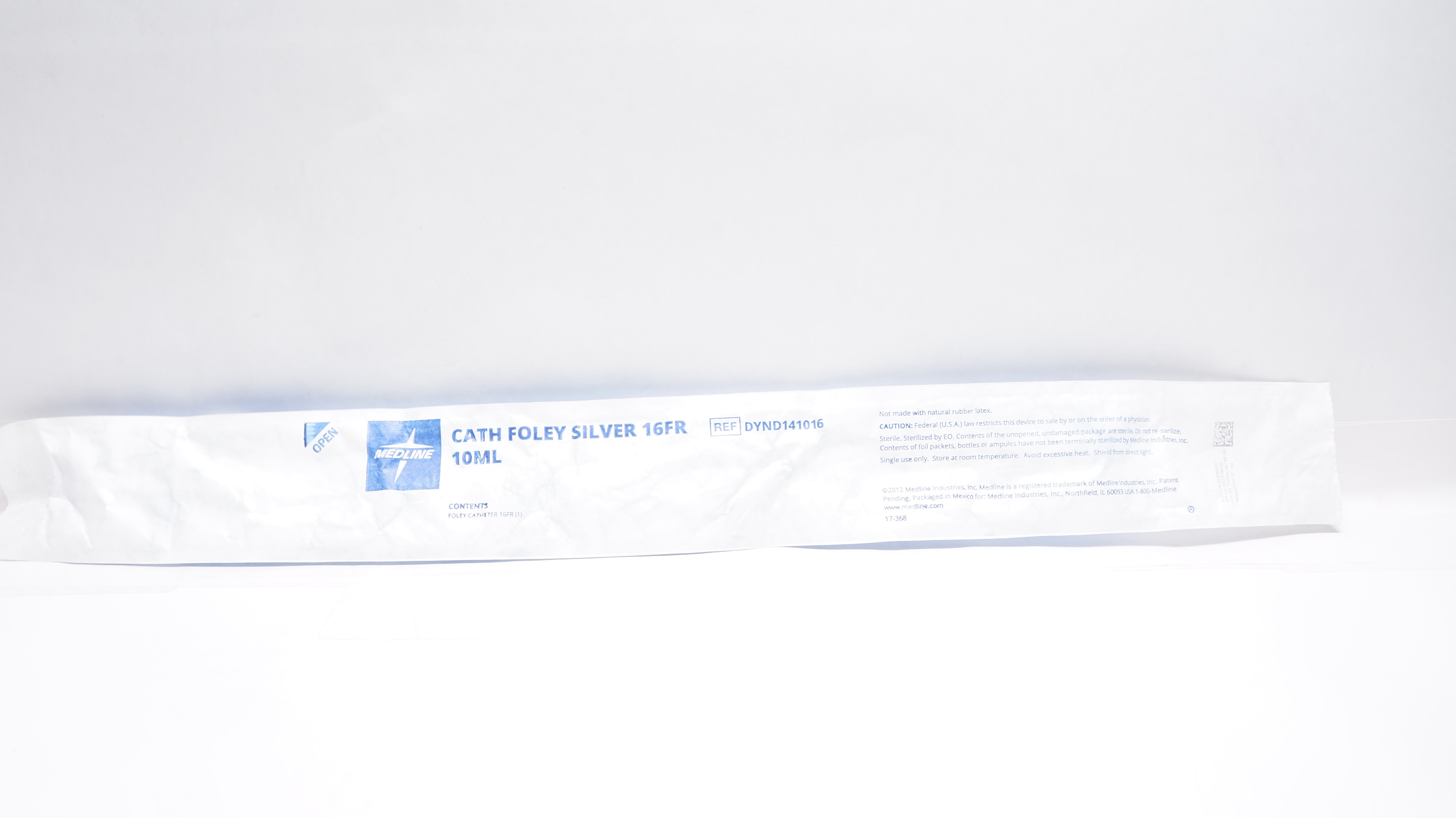 Medline DYND141016 Foley Silver Cath. 16Fr x 10ml (x)