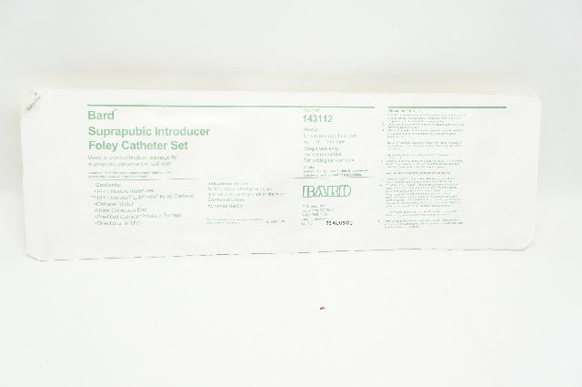 Bard 143112 Suprapubic Introducer Foley Cath. Set 12Fr (x)