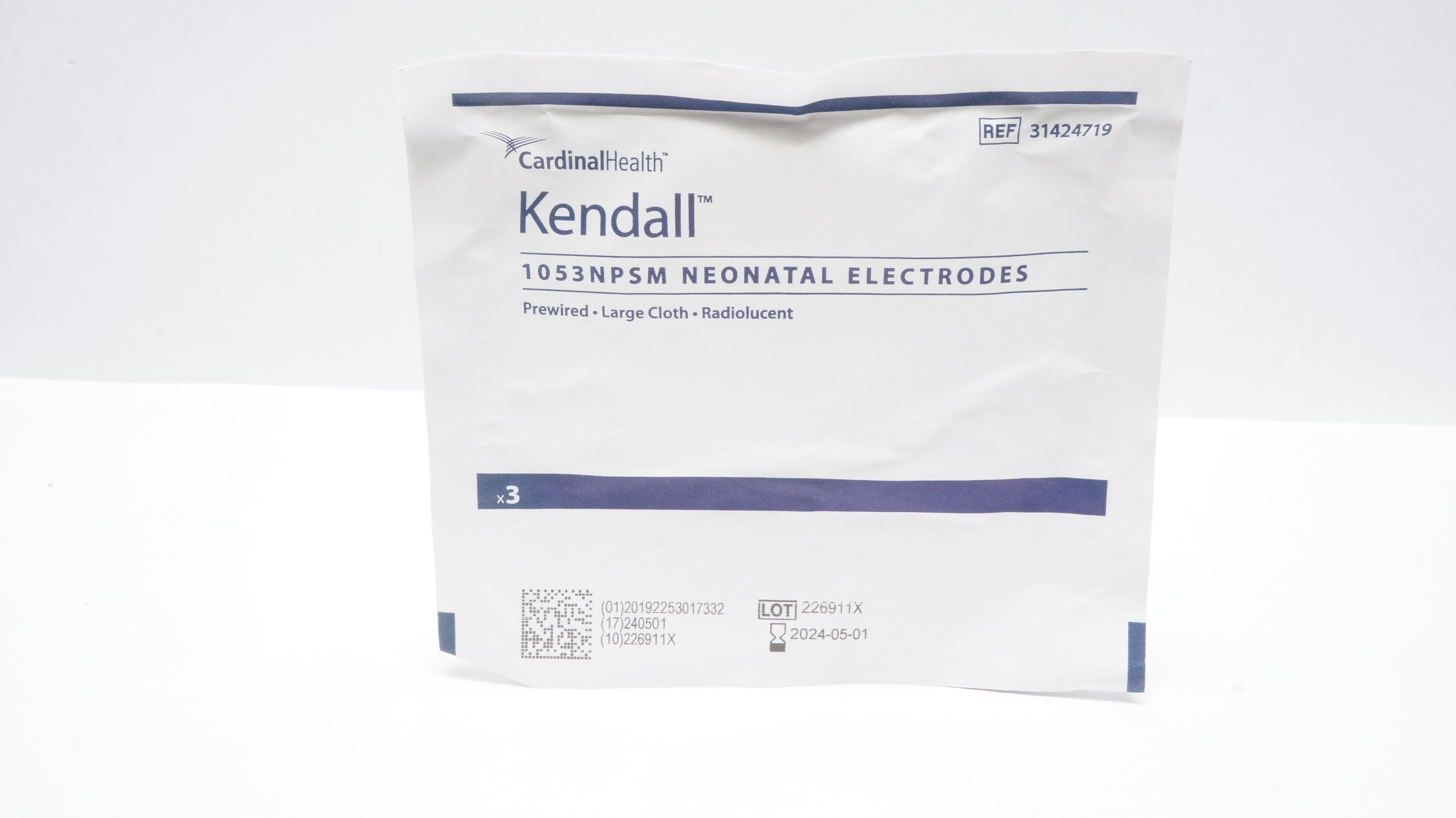 Cardinal Health 31424719 Kendall 1053NPSM Neonatal Electrodes (x) - Pack of 3