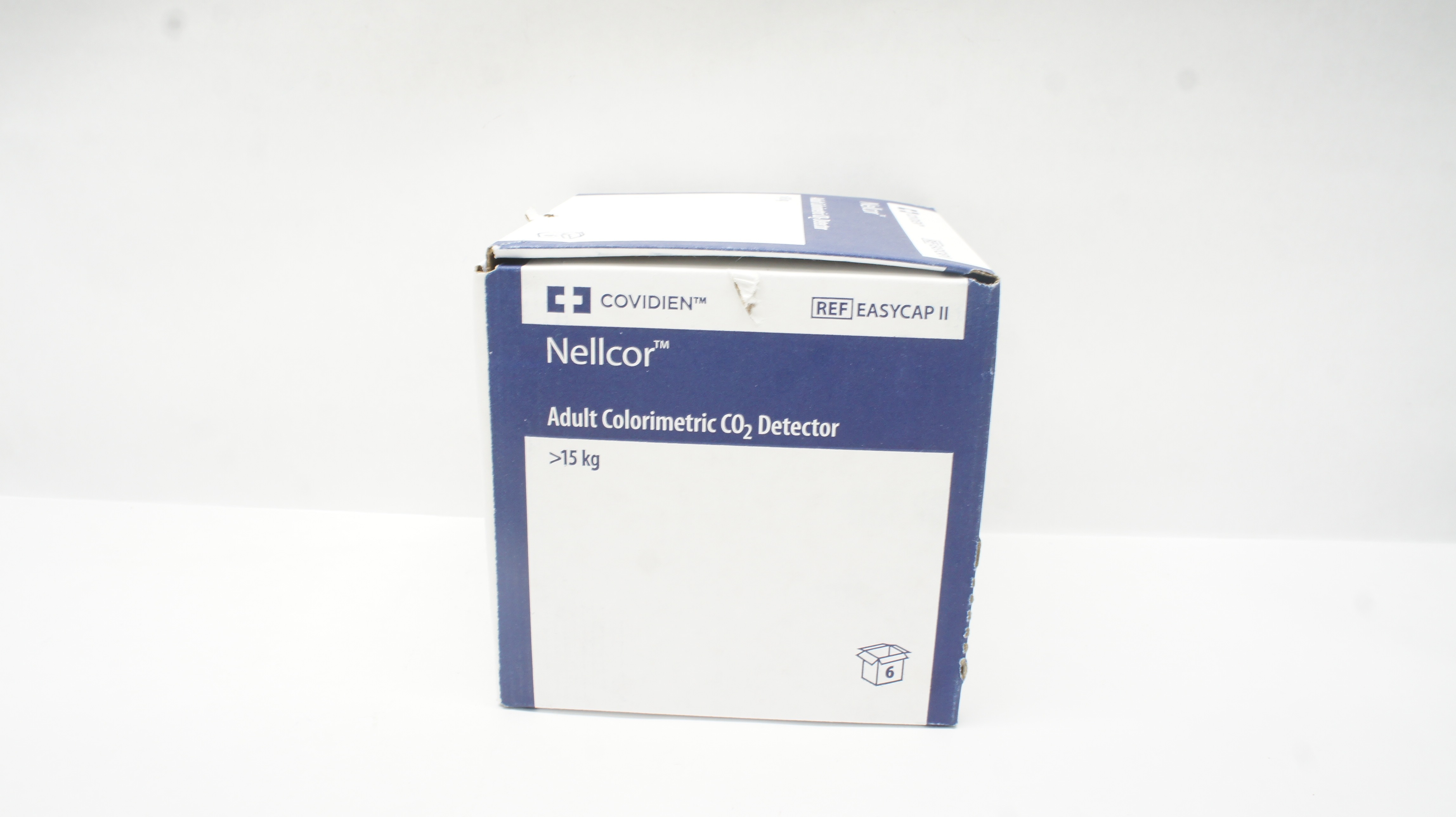 Covidien EASYCAPII6 Nellcor Adult Colorimetric CO2 Detector >15 kg - Box of 5