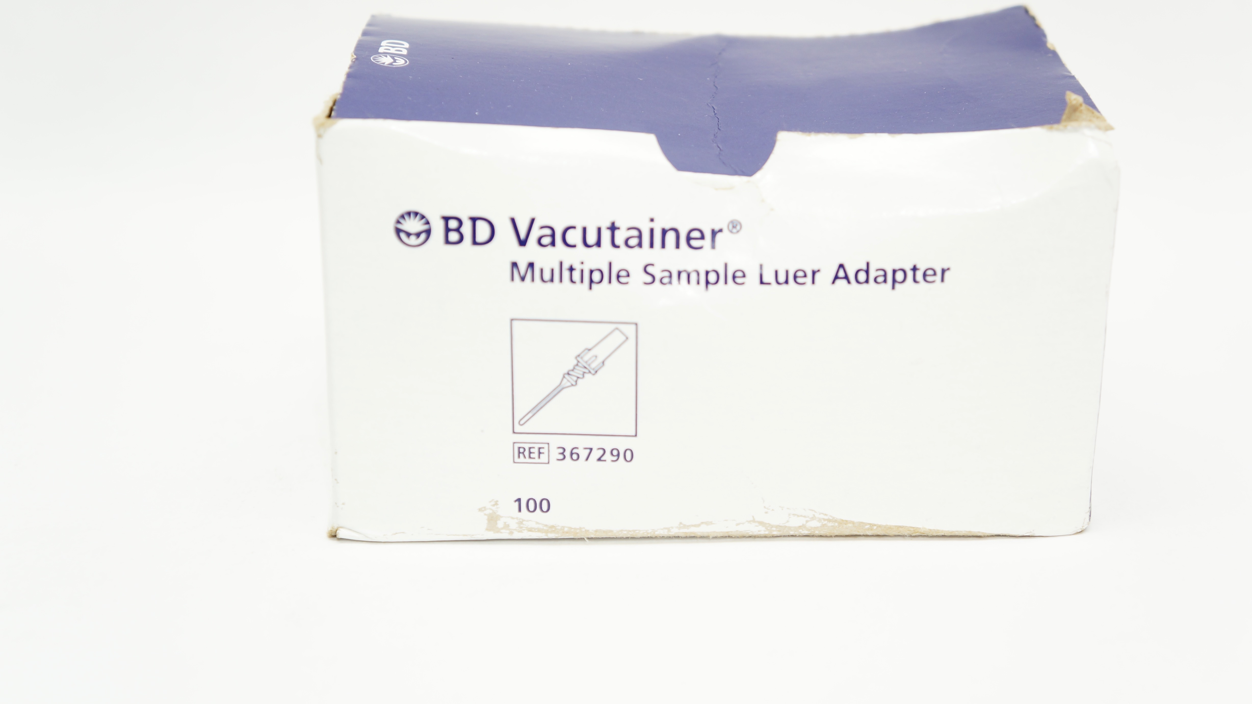 BD 367290 Vacutainer Multiple Sample Luer Adapter - Box of 100