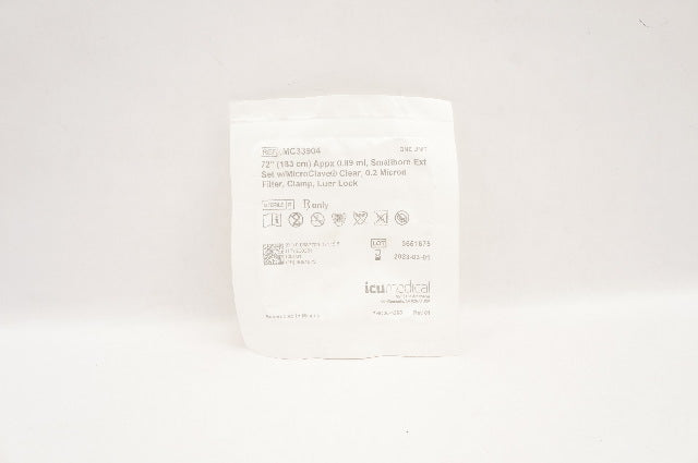 ICU Medical MC33904 Smallbore Extension Set 72inch x 0.89ml