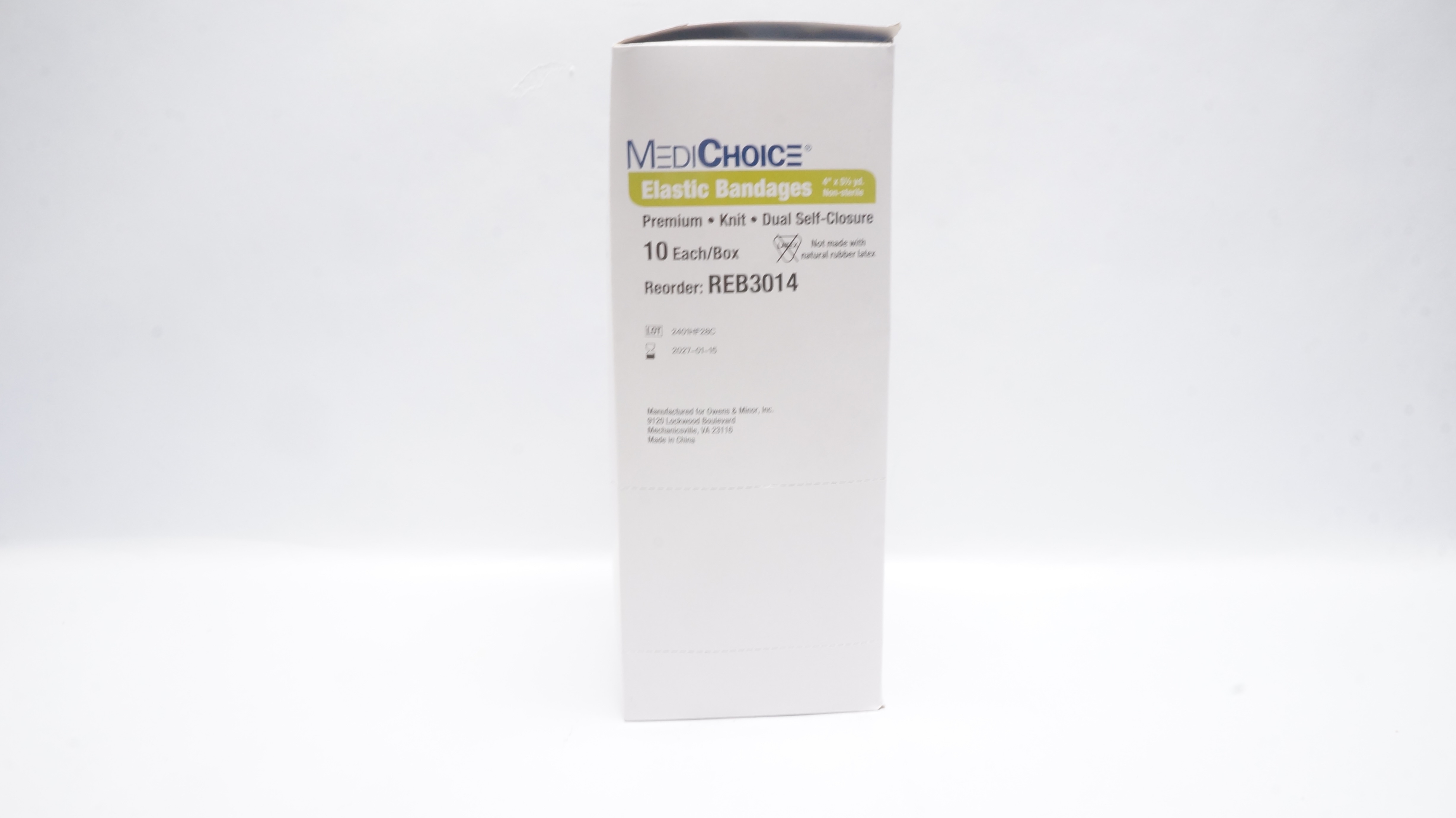 MediChoice REB3014 Elastic Bandages4inch x 5-1/2yd - Box of 10