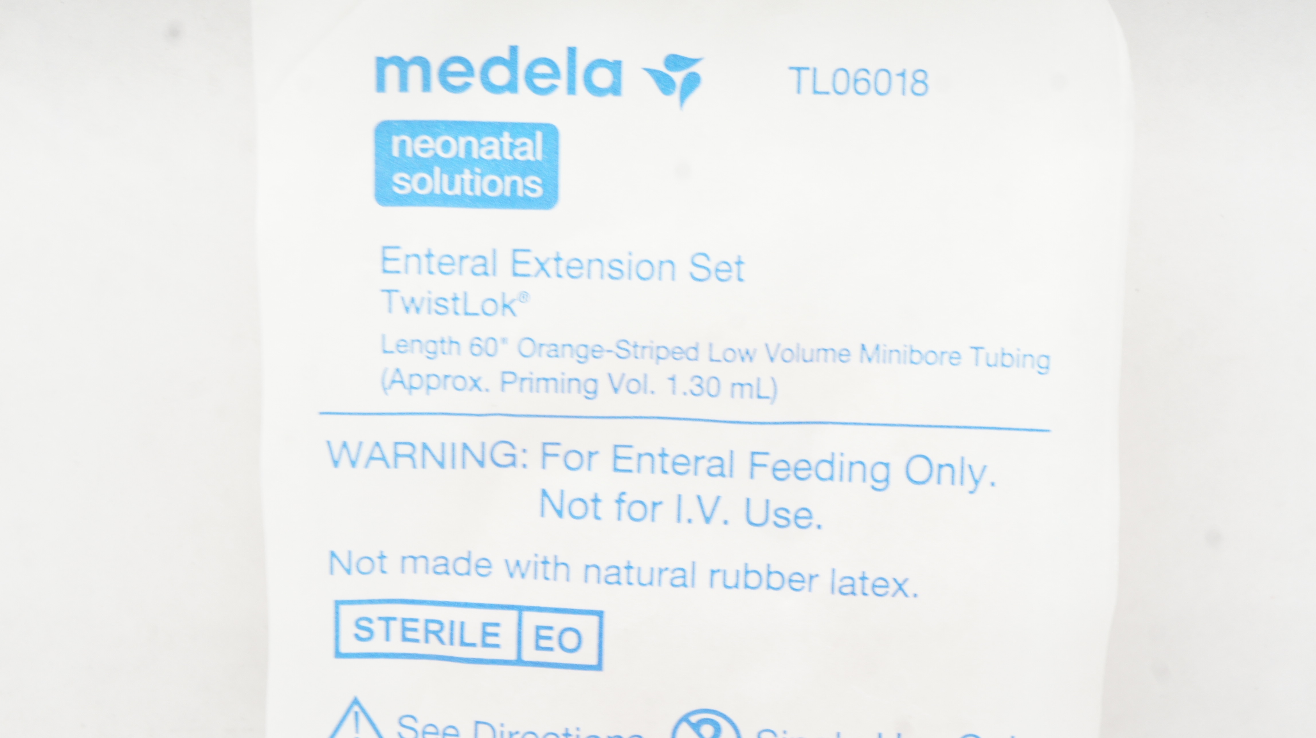 Medela TL06018 TwistLok Enteral Extension Set 60inch Prim.Vol. 1.30mL (x)
