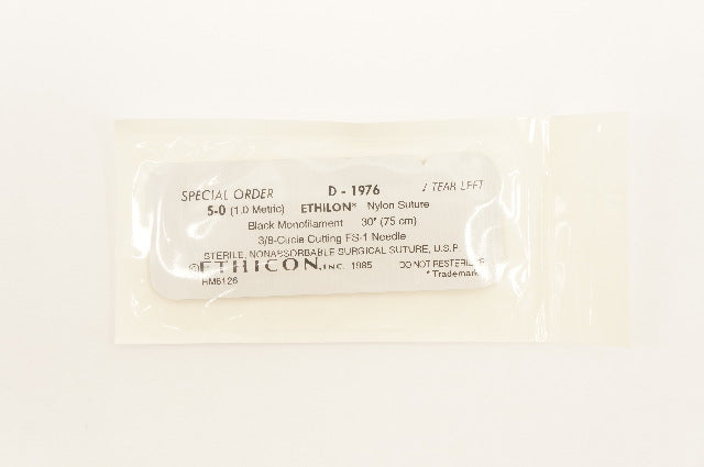 Ethicon D-1976 Nonabsorbable Surgical Stre 5-0 Ethilon FS-1 30inch