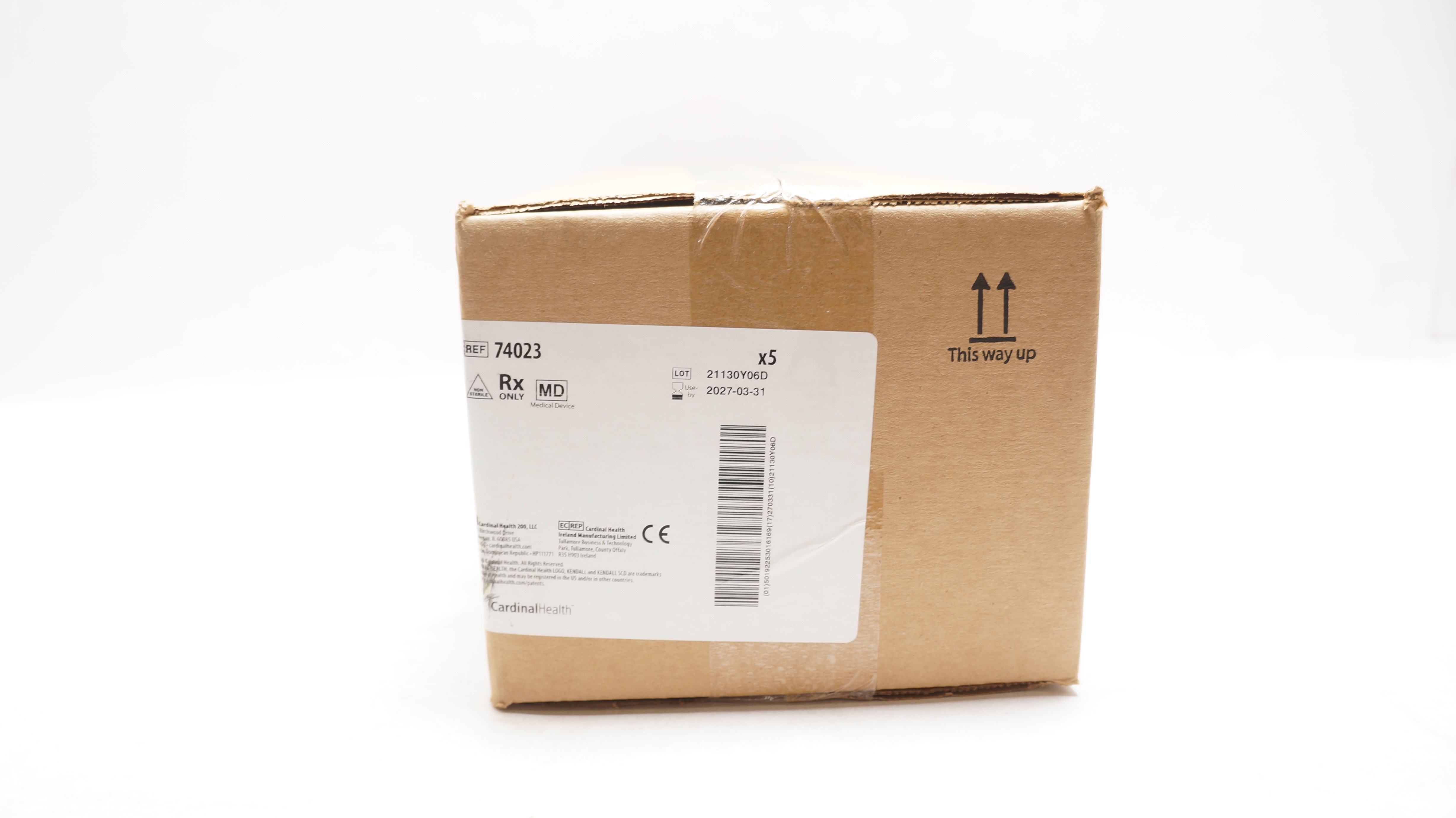Cardinal Health 74023 Sequential Compression Comfort Sleeves, Large - Case of 5