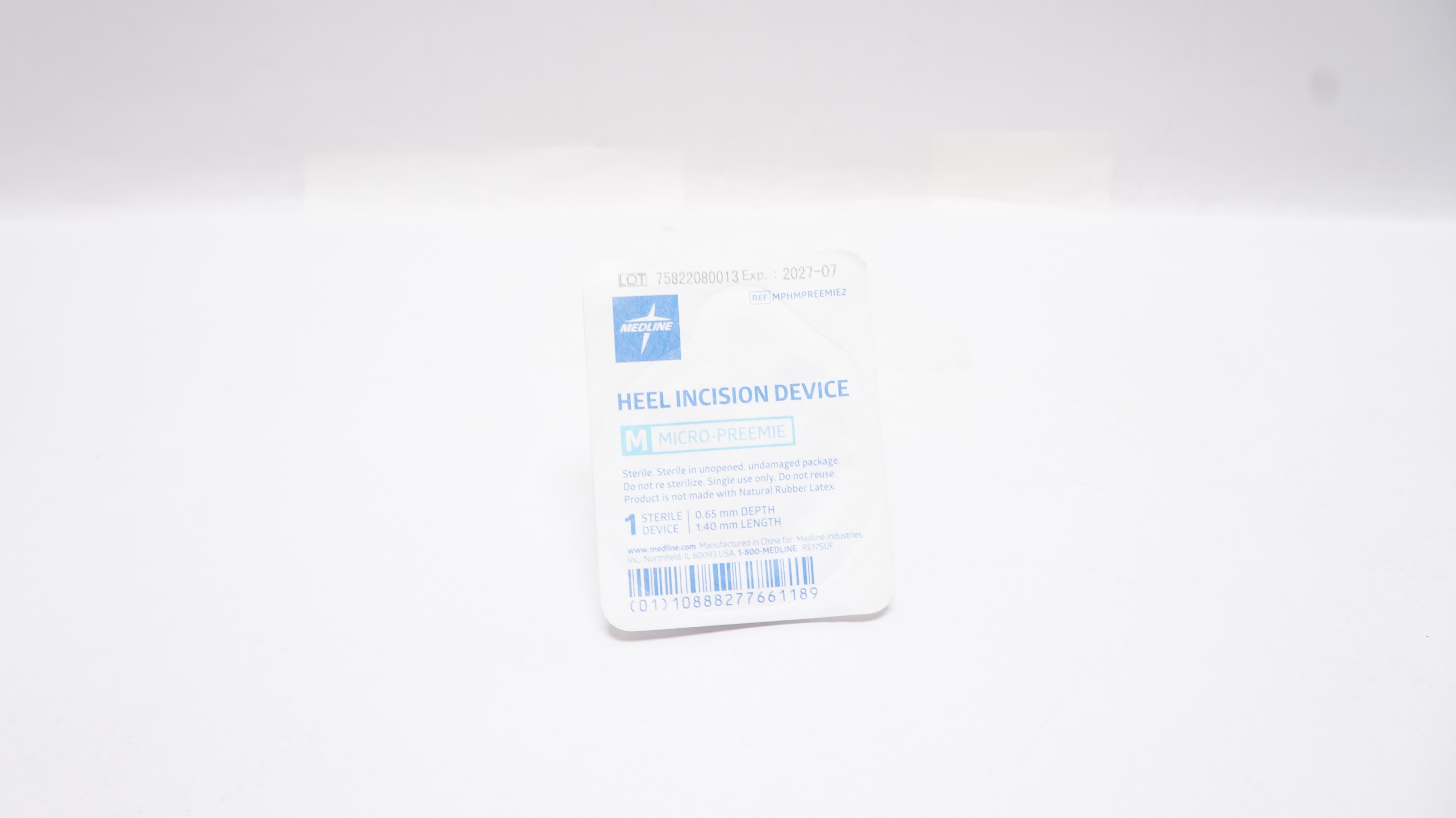 Medline MPHMPREEMIE2 Heel Incision Device 0.65mm x 1.40mm