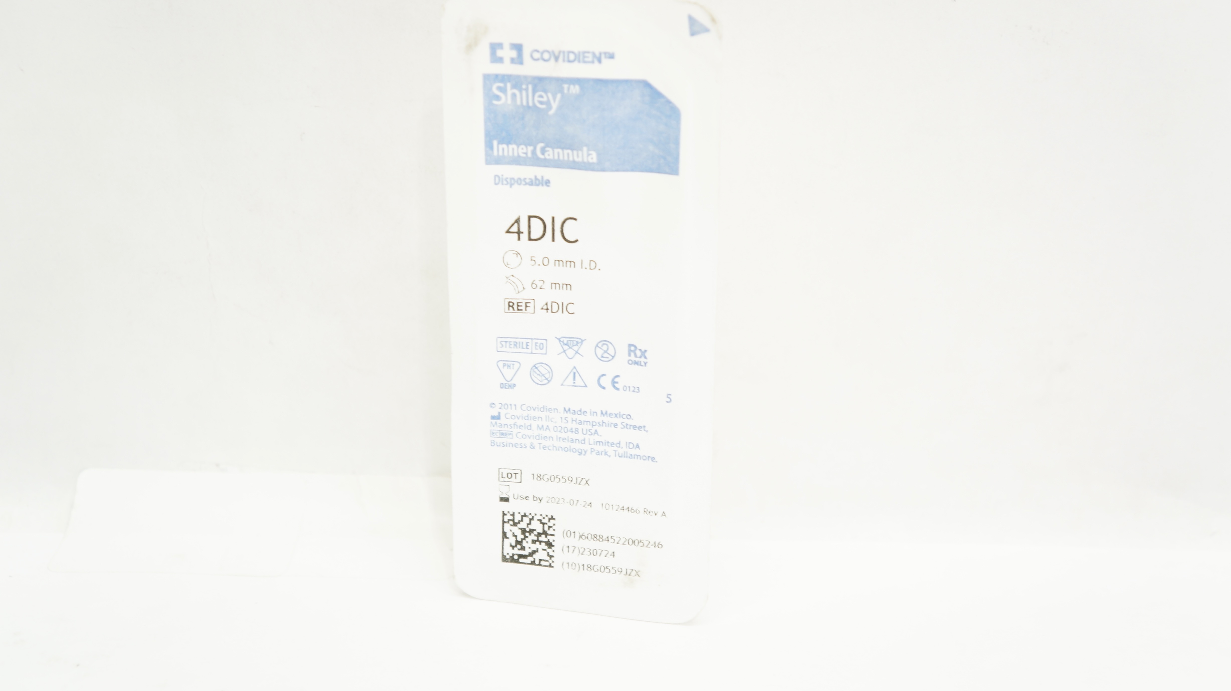 Covidien 4DIC Shiley Disposable Inner Cannula 5.0mm I.D. x 62 mm (x)