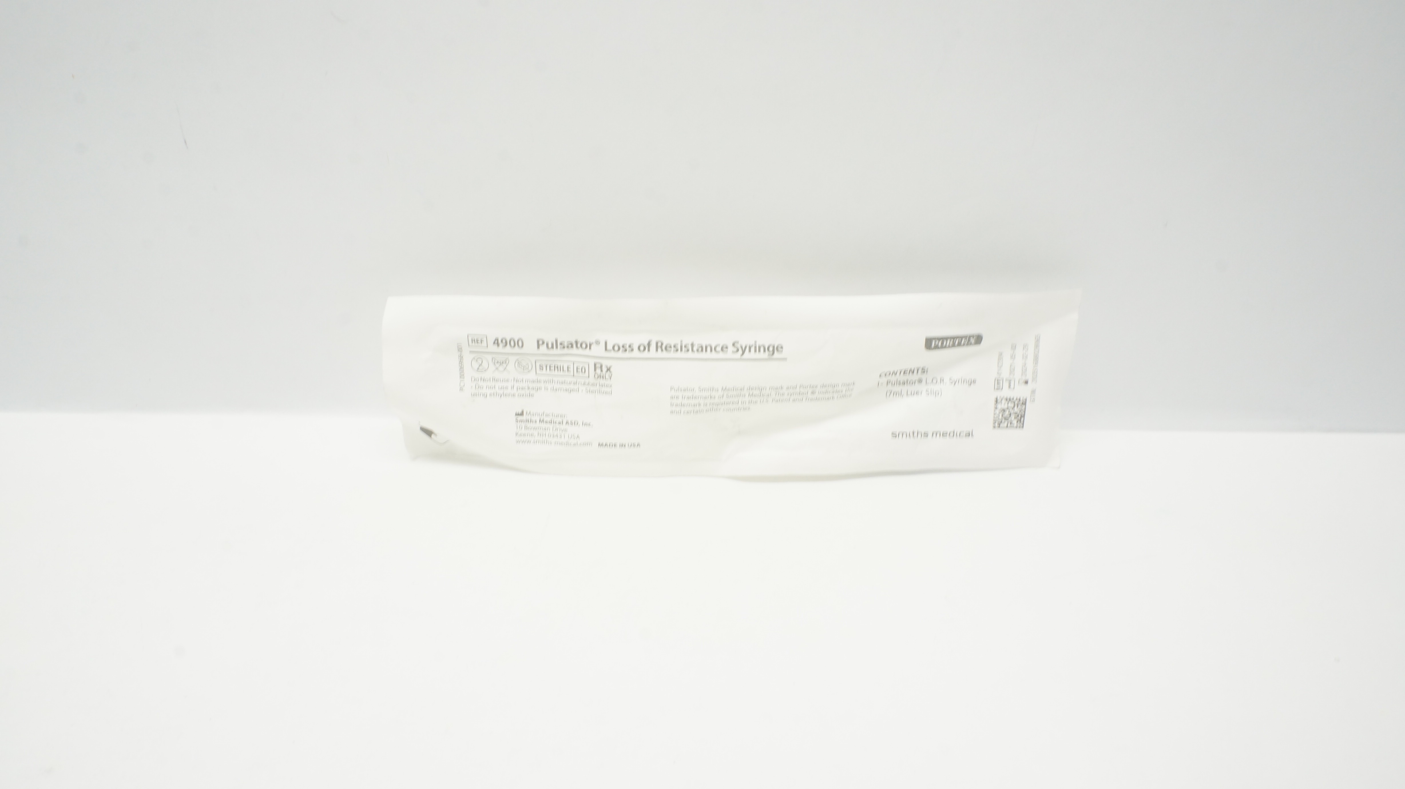 Smiths Medical 4900 Pulsator Portex Loss of Resistance Syringe (x)