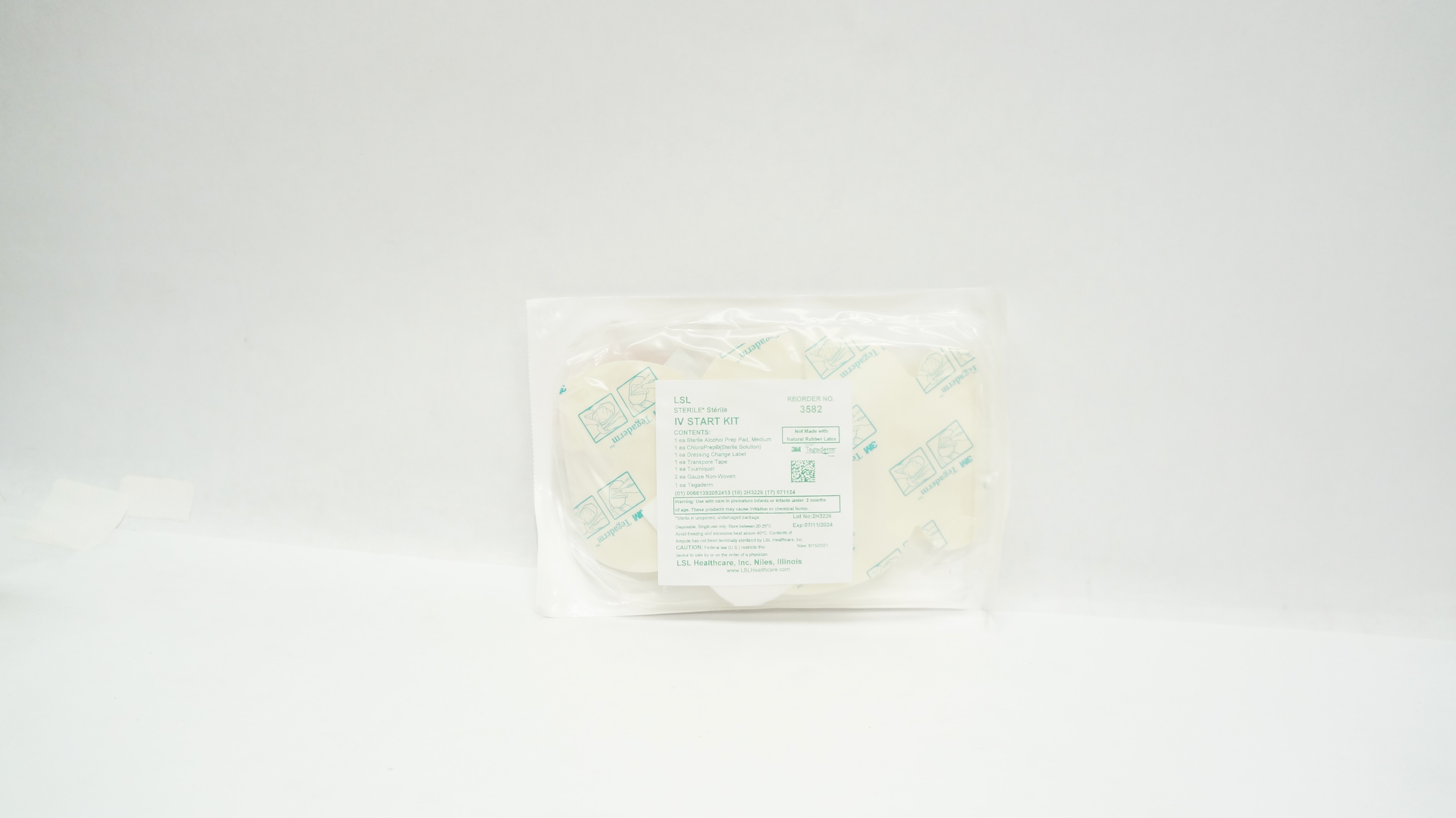 LSL Healthcare 3582 Tegaderm Sterile IV Start Kit