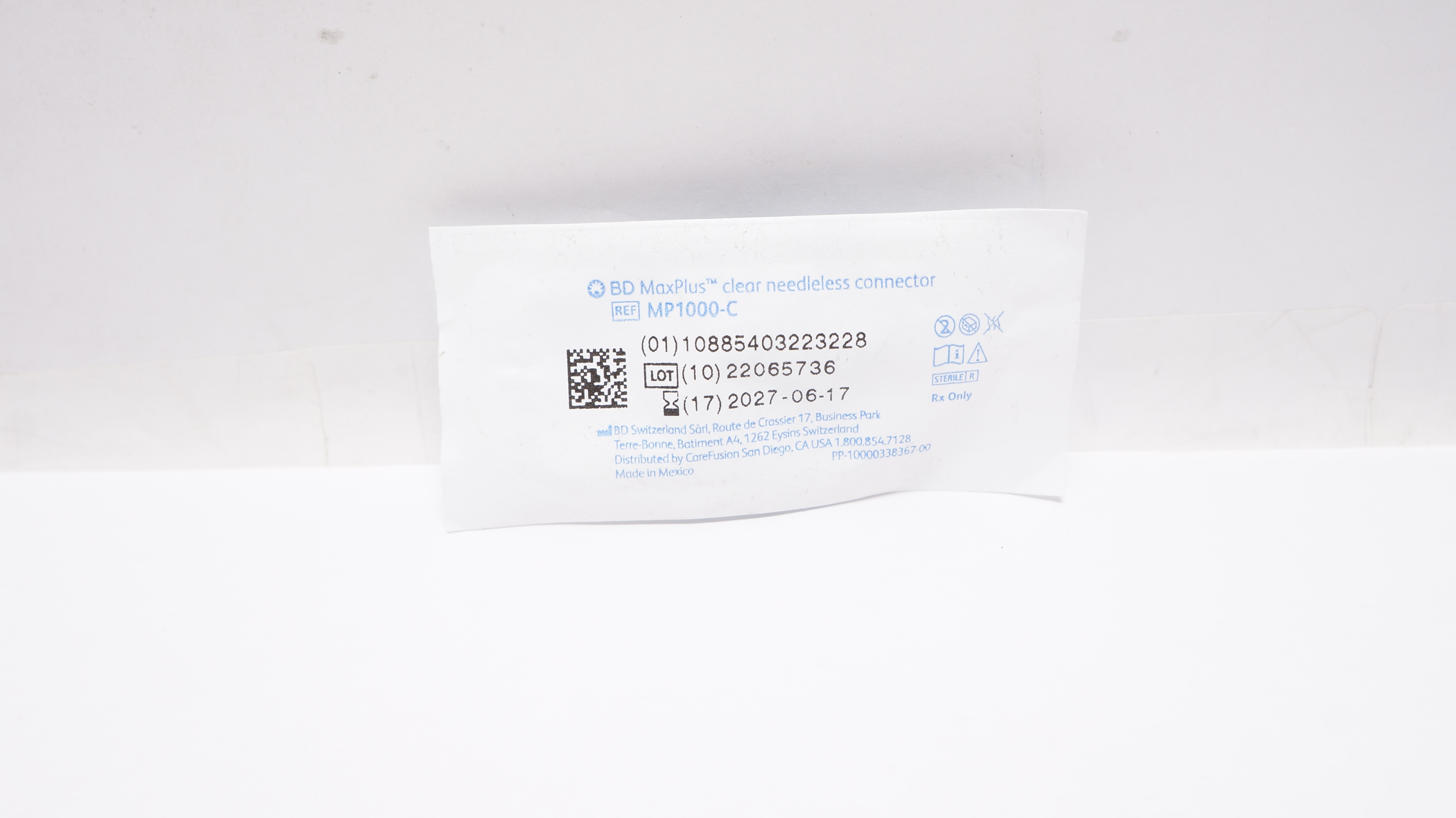 BD MP1000-C MaxPlus Clear Ndleless Connector
