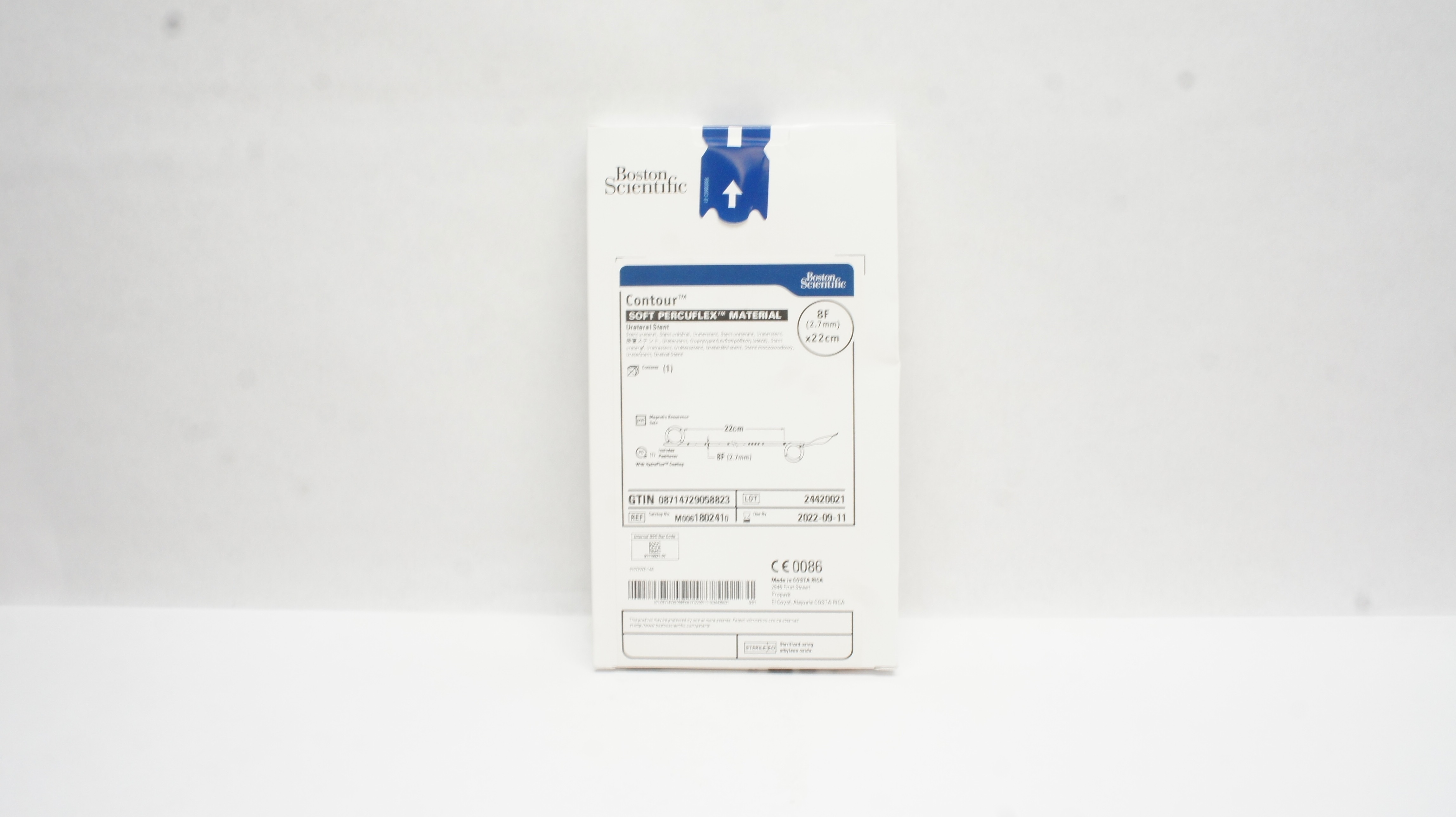 Boston Scientific 180241 Contour Soft Percuflex Material Ureteral 8F x 22cm (x)