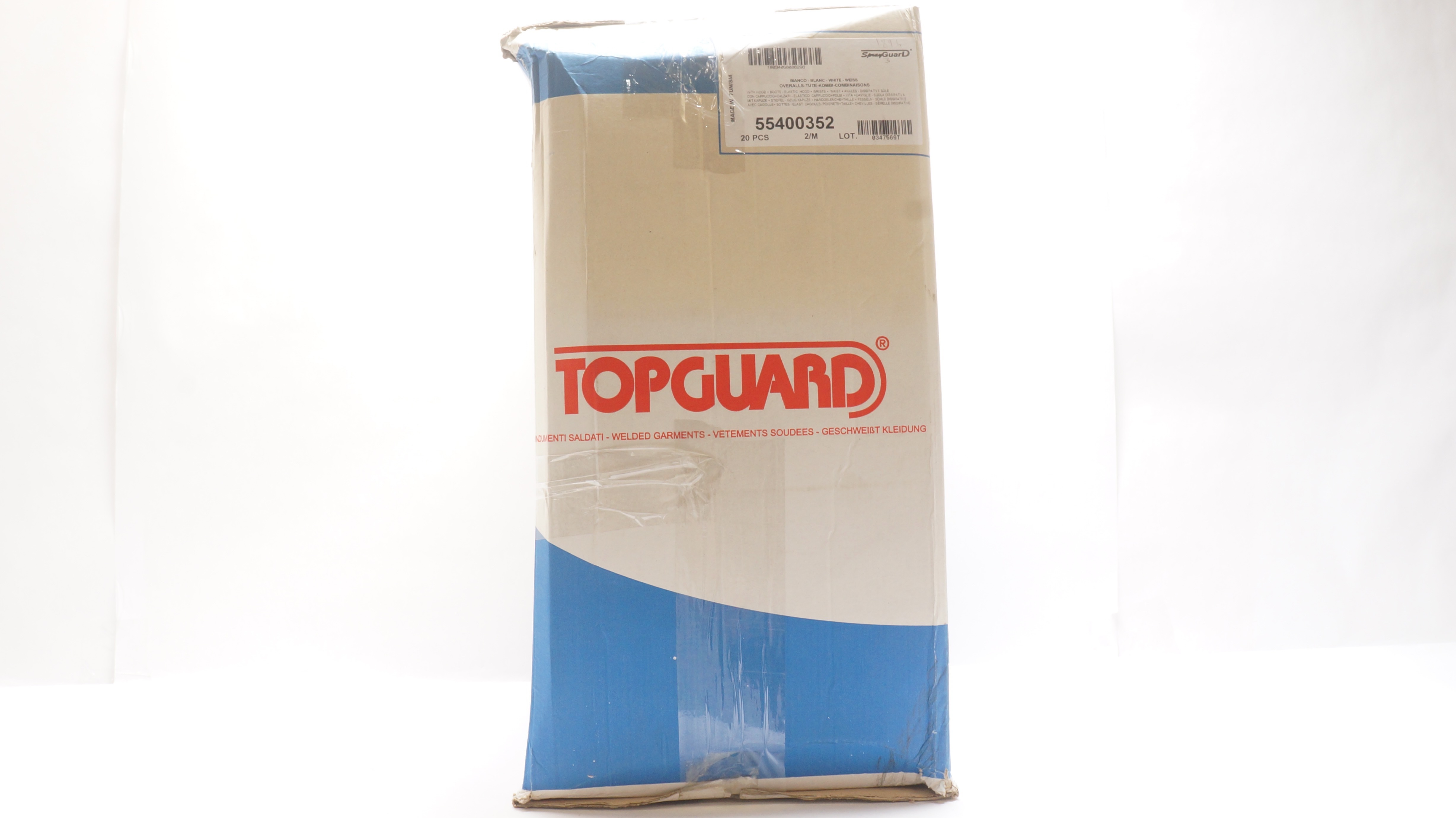 Topguard 55400352 SprayGuard White Weiss 2/M  - Box of 20