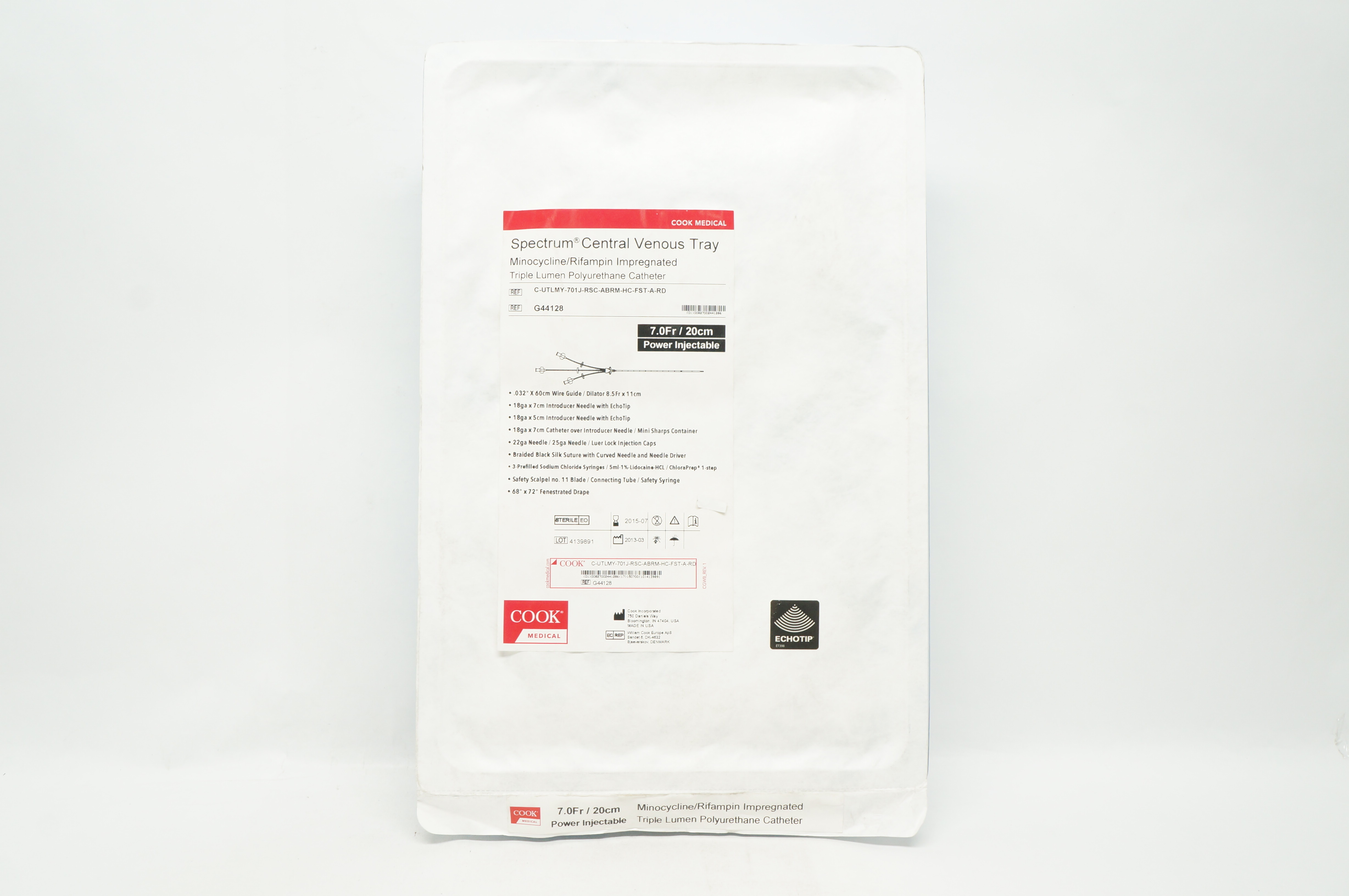 Cook Medical G44128 Spectrum Central Venous Tray (x)