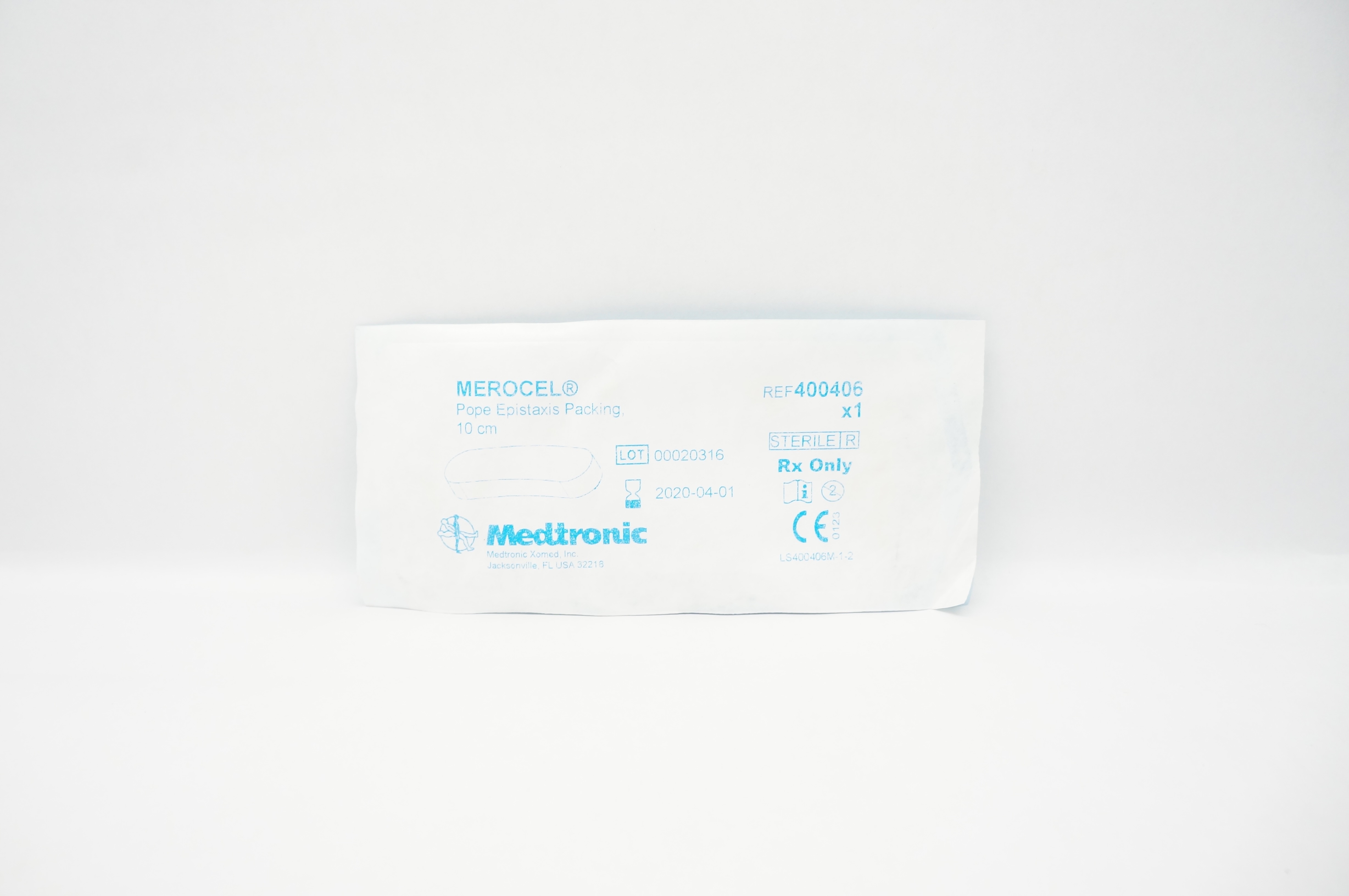 Medtronic 400406 MEROCEL Pope Epistaxis Packing 10cm (x)