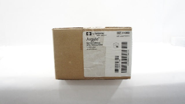 Covidien 31000 Argyle Suction Cath. With Chimney Valve 10Fr/Ch - Case of 50