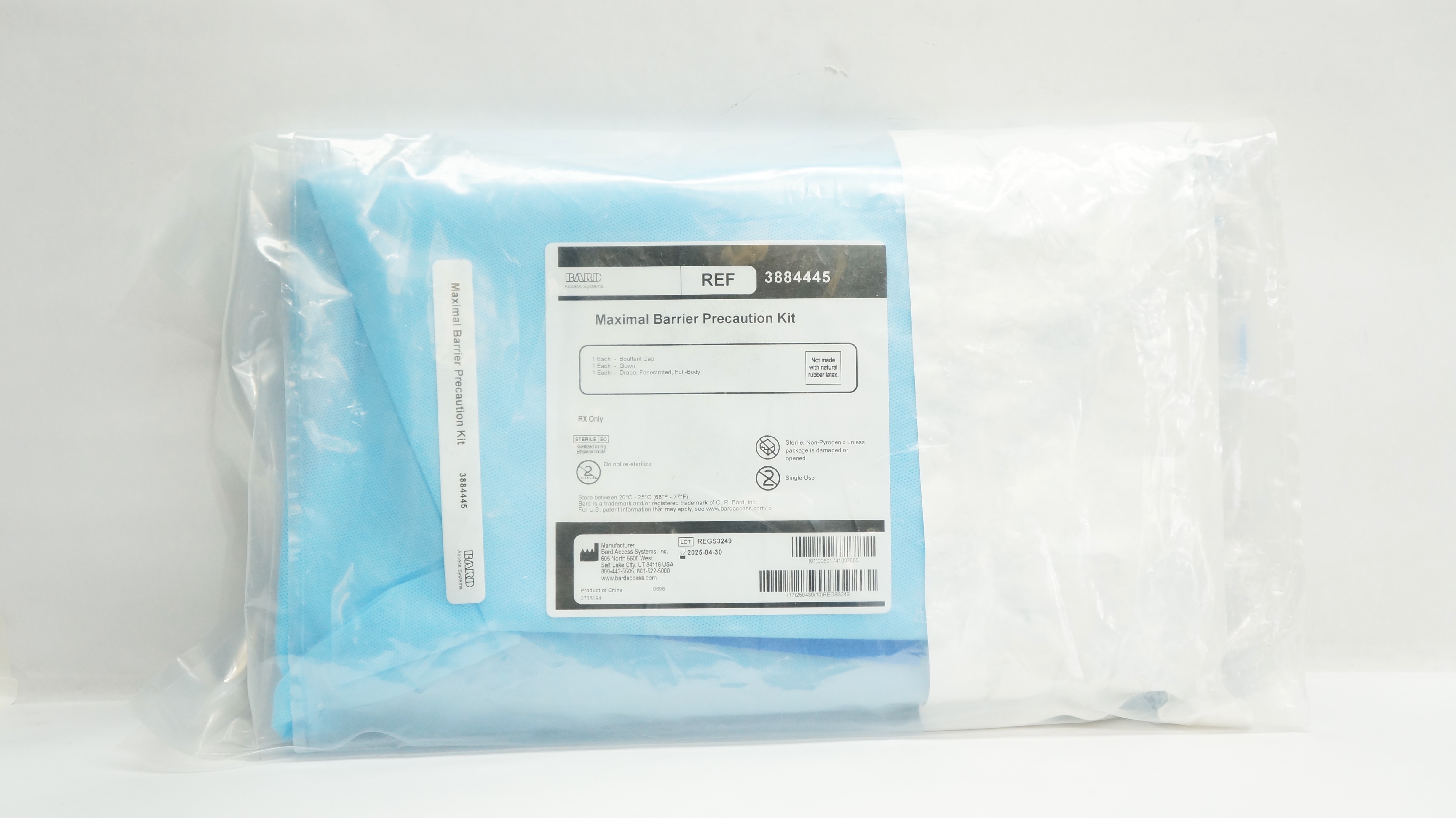 Bard 3884445 Maximal Barrier Precaution Kit