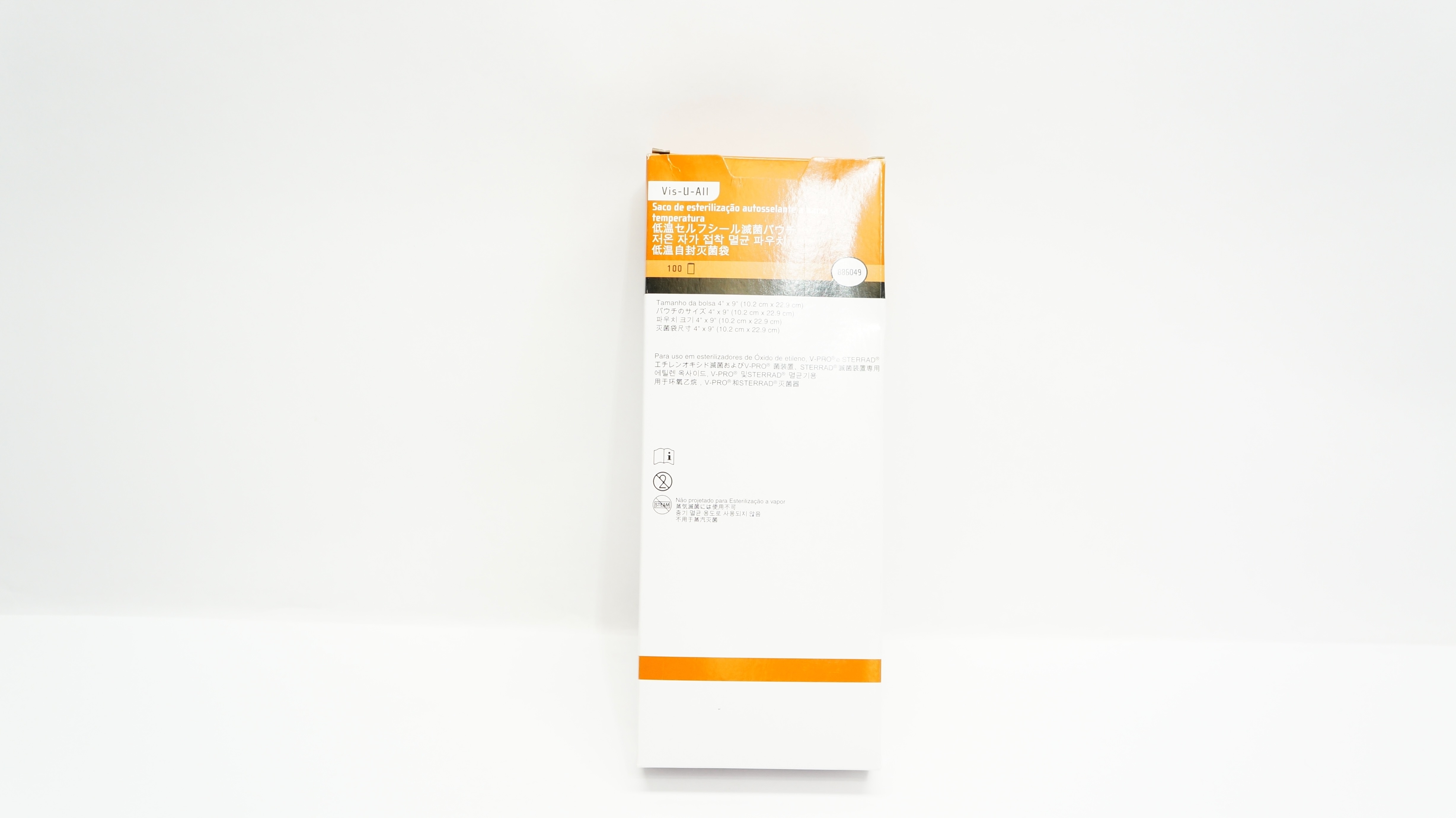 Steris 886049 Vis-U-All 4In x 9In - Box of 100 (x)