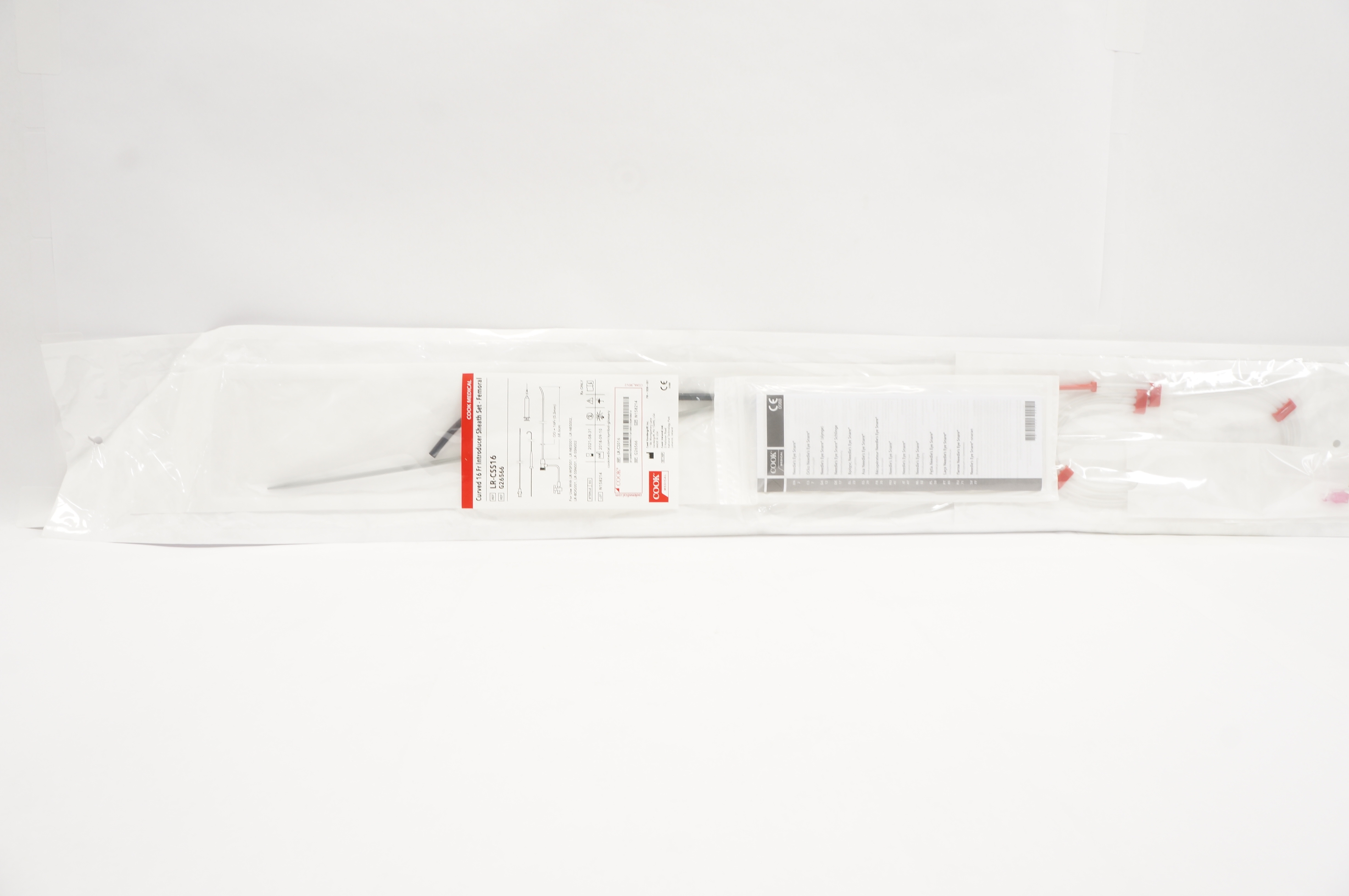 Cook Medical G26566 Curved 16Fr Introducer Sheath Set-Femoral  (x)