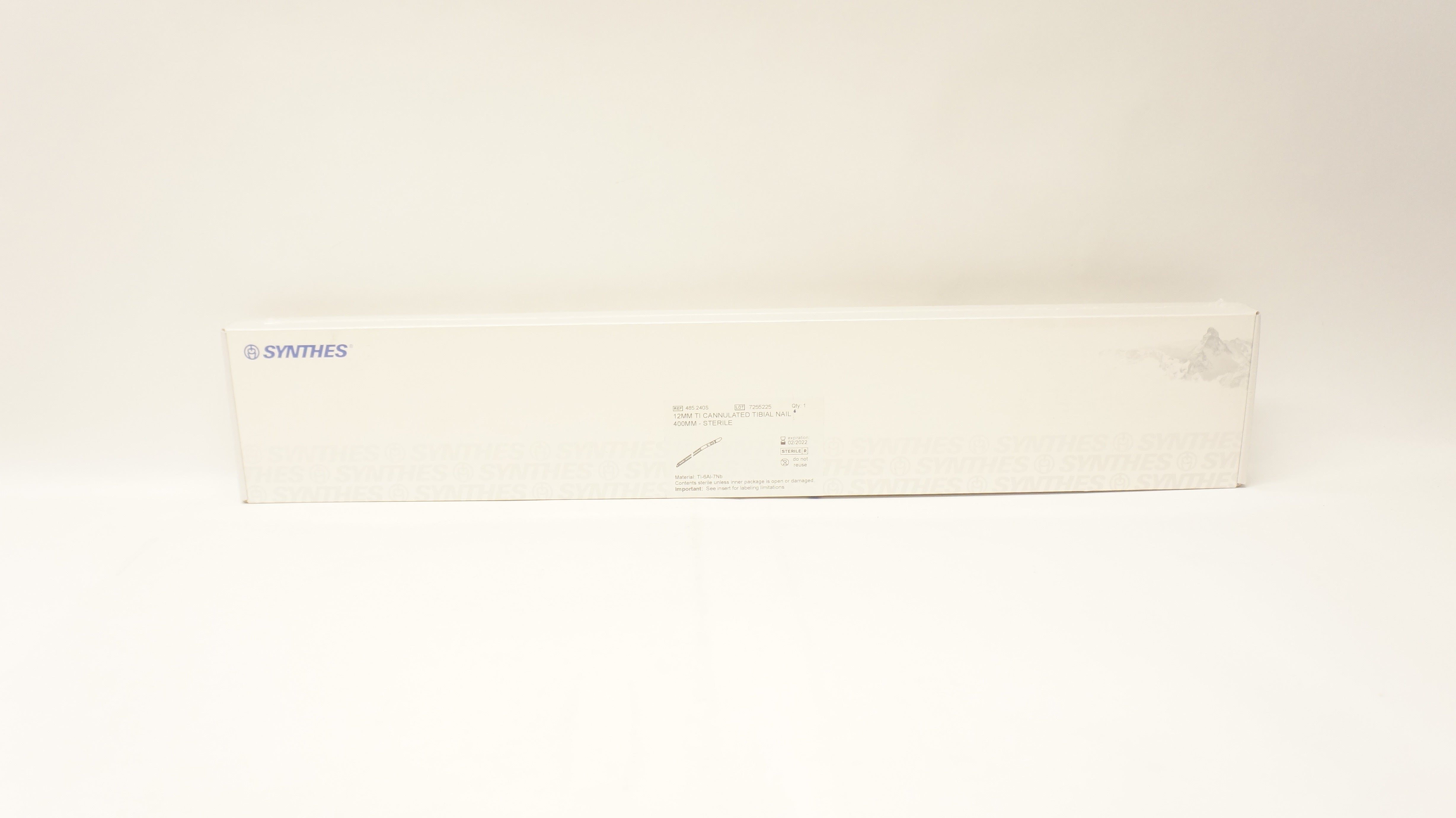 Synthes 485.240S 12mm Ti Cannulated Tibial Nail 400mm