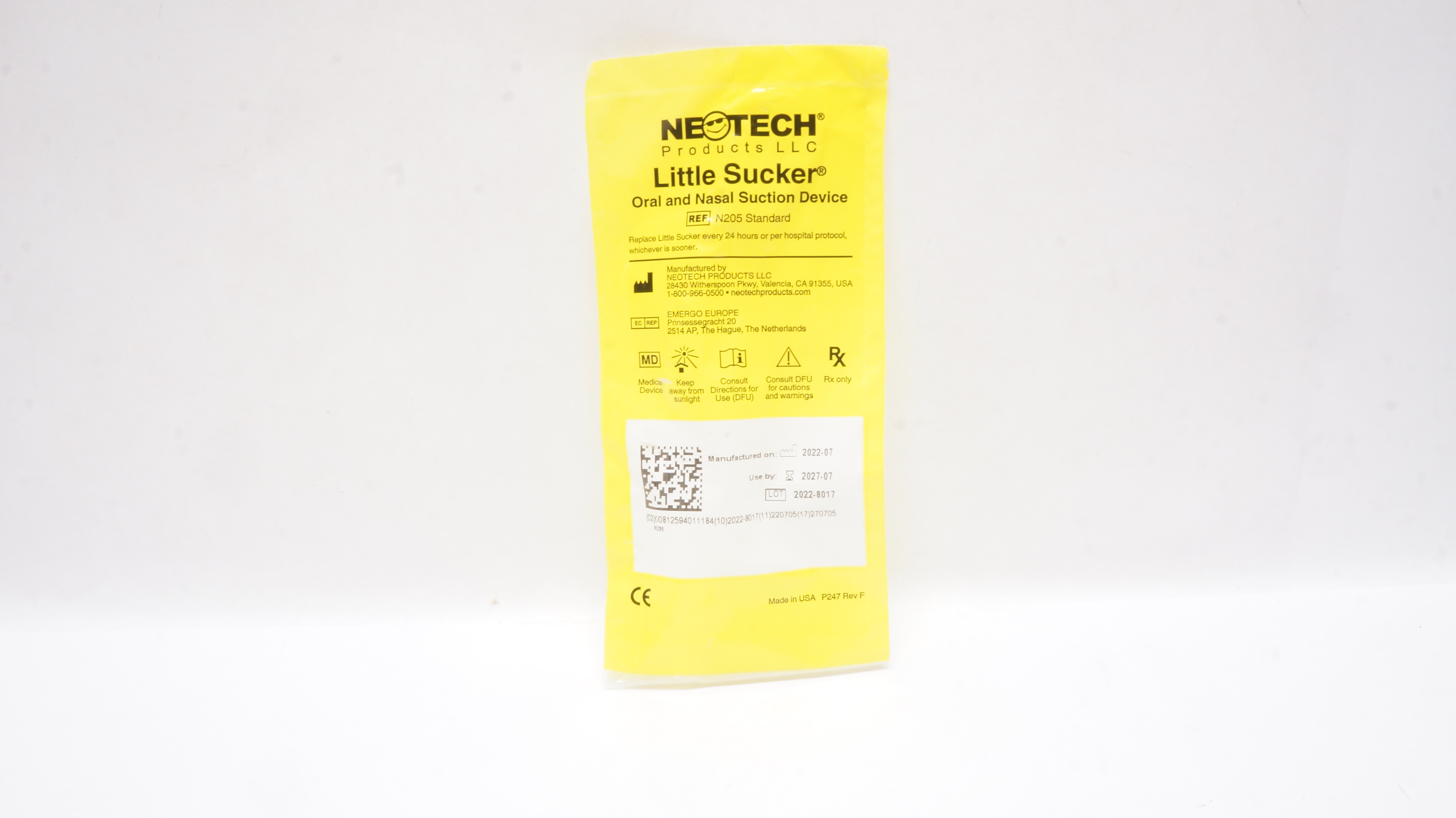 NeoTech N205 Standard Little Sucker Oral and Nasal Suction Device