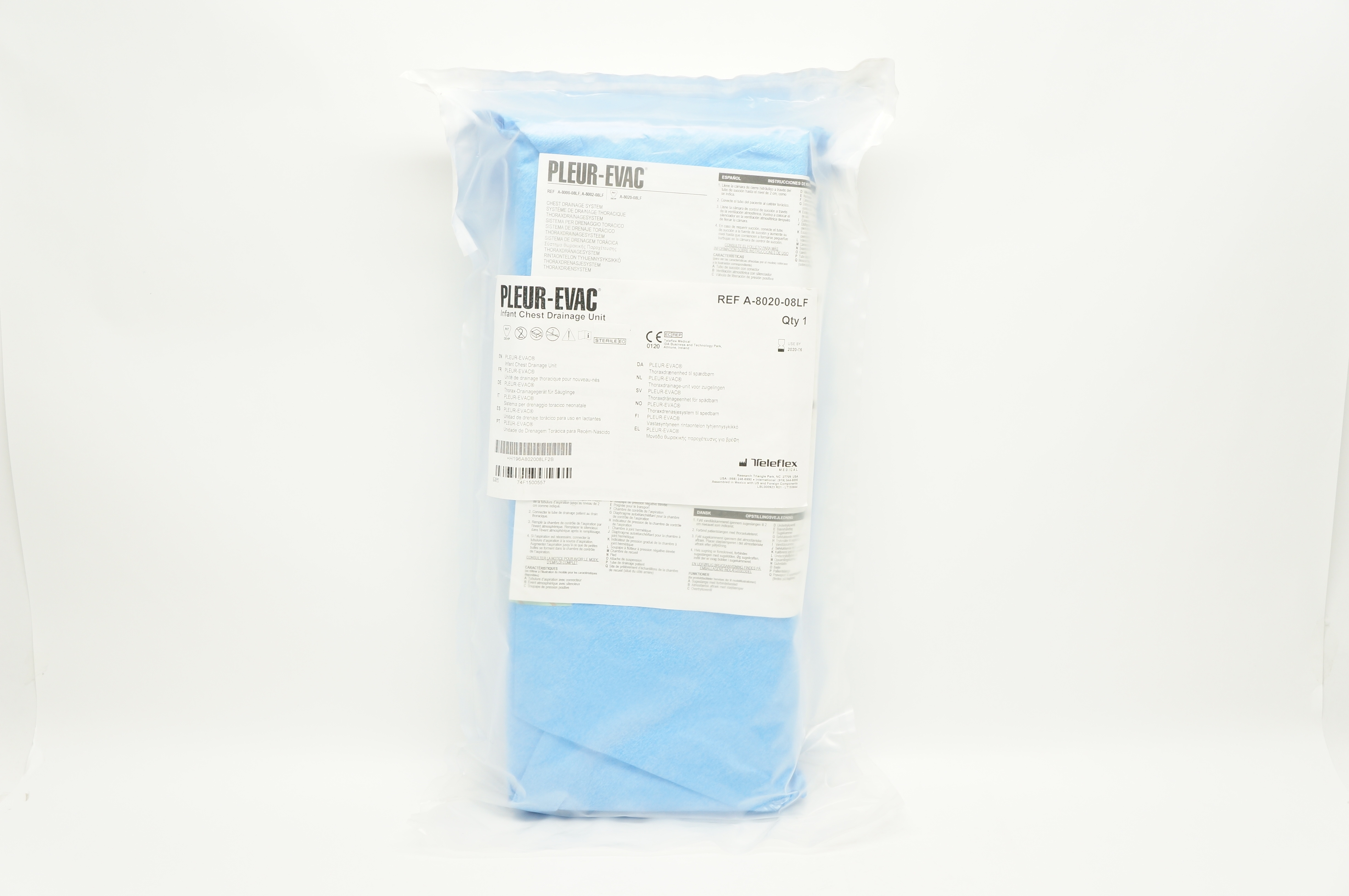 Teleflex A-8020-08LF Pleur-Evac Infant Chest Drainage Unit (x)