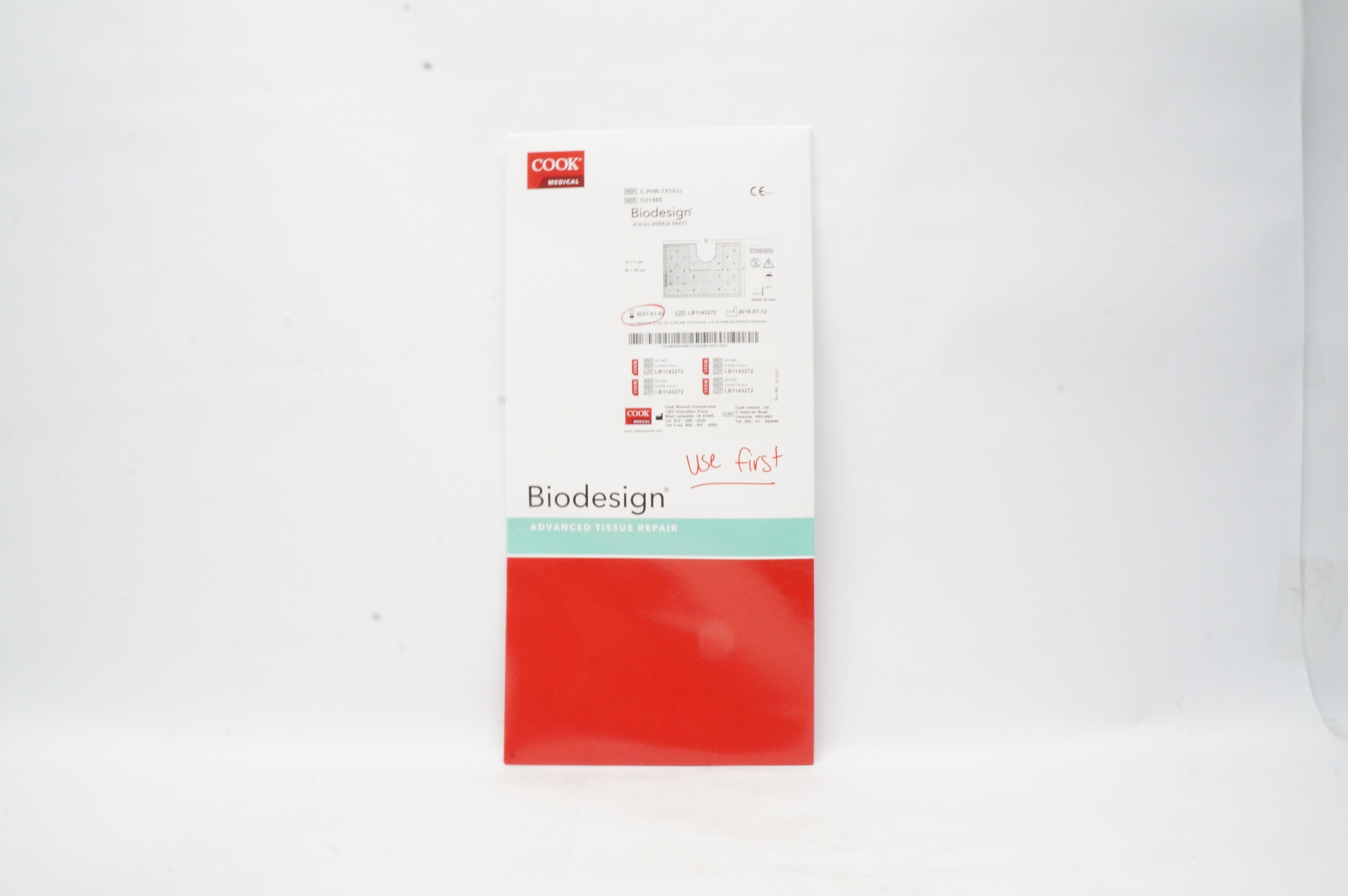Cook Medical G31455 Biodesign Hiatal Hernia Graft 7cm x 10cm (x)