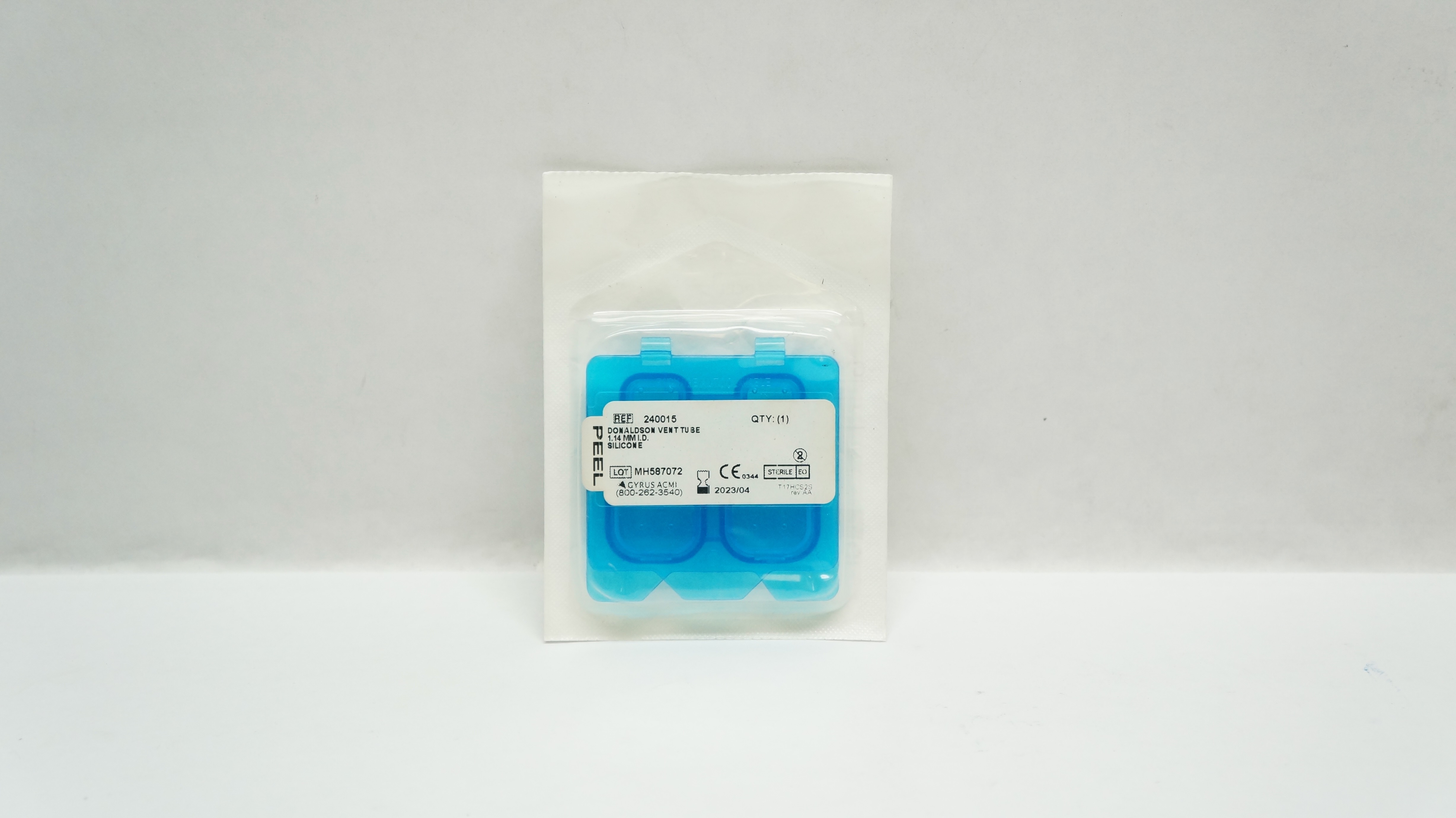 Gyrus Acmi 240015 Donaldson Vent Tube 1.14mm Silicone (x)