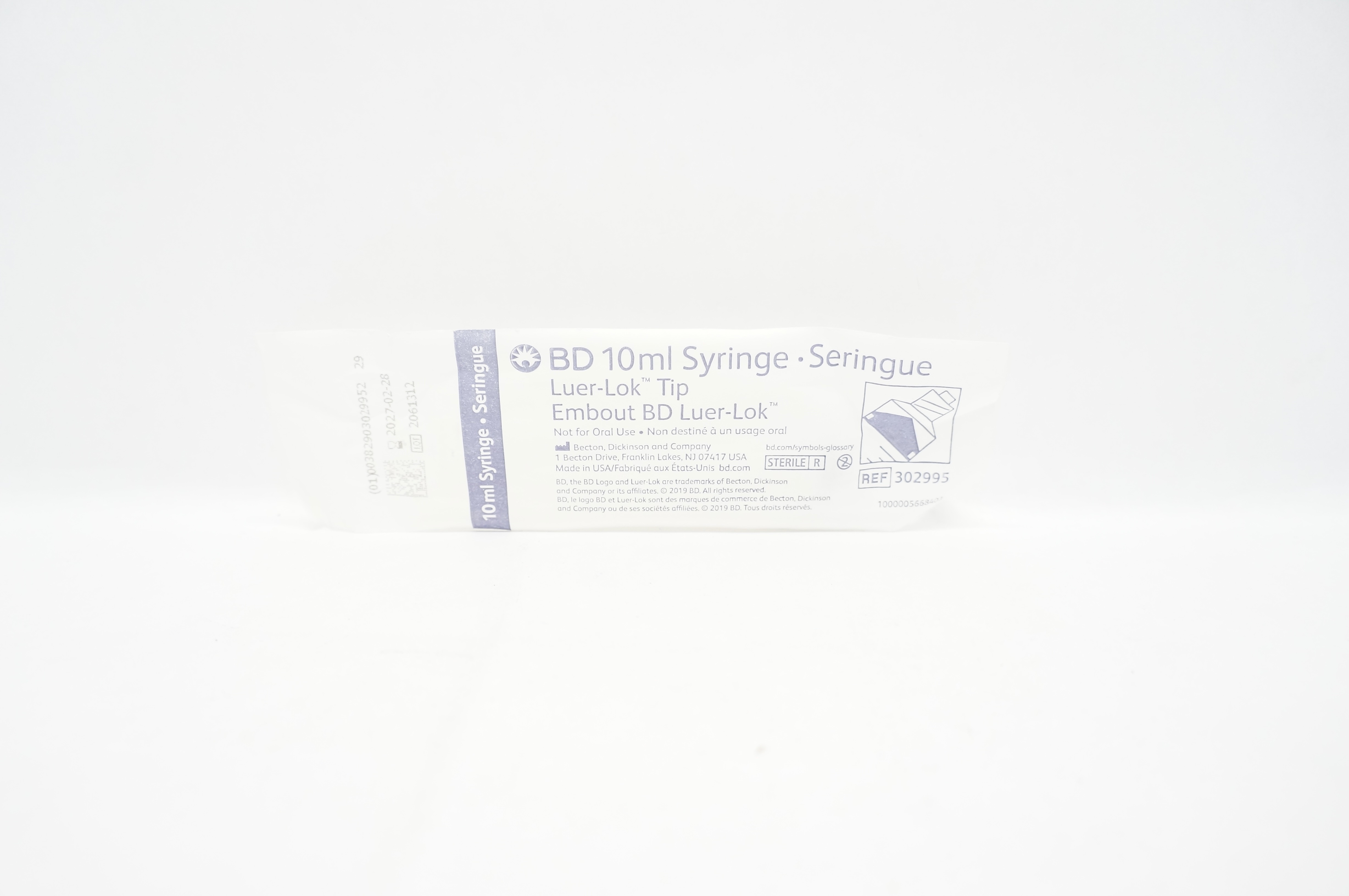 BD 302995 Luer-Lok TIp, Syringe 10ml