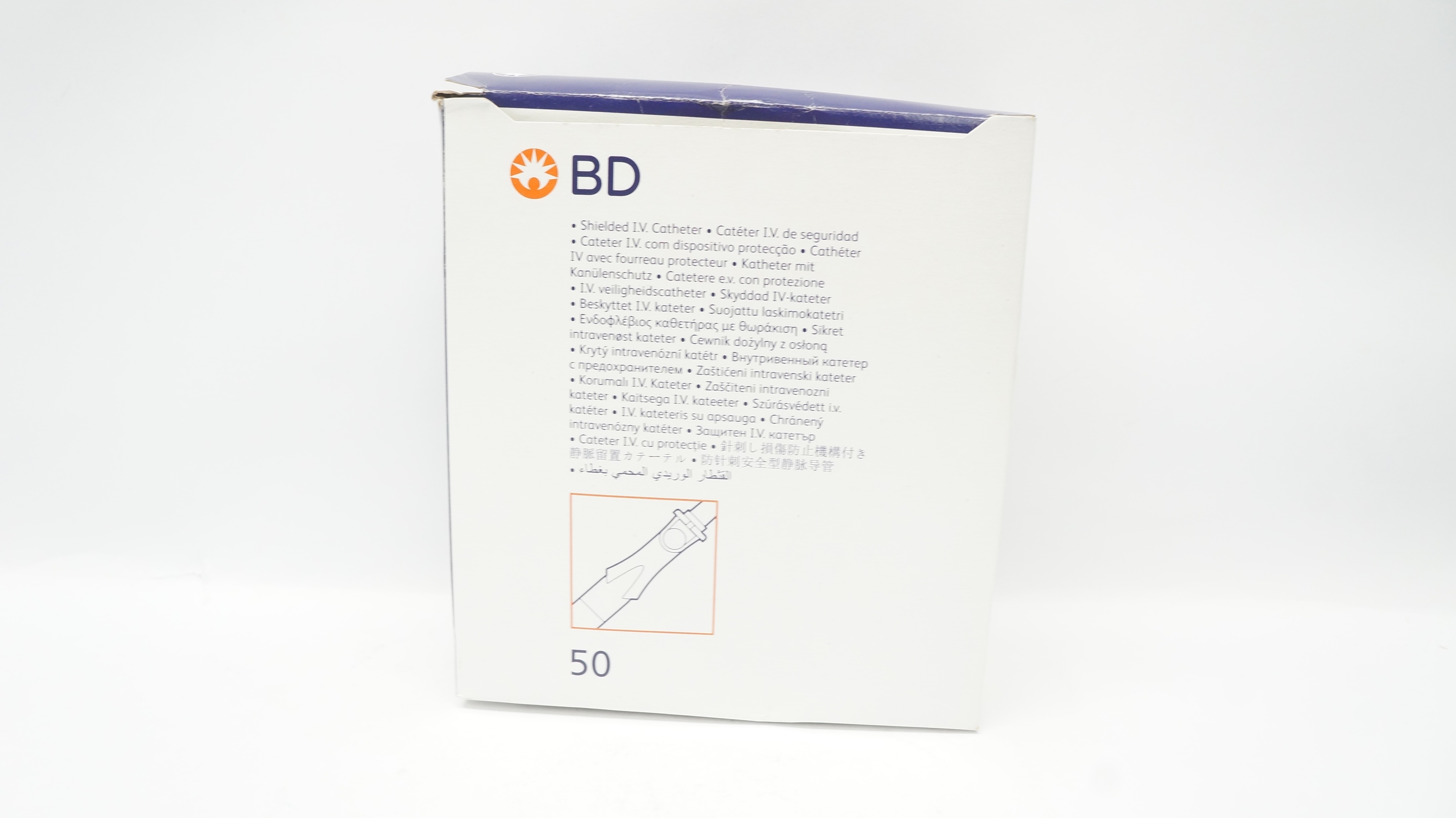 BD 382512 Insyte Autoguard BC Shielded IV Cath. 24GA x 0.75inch (x) - Box of 23