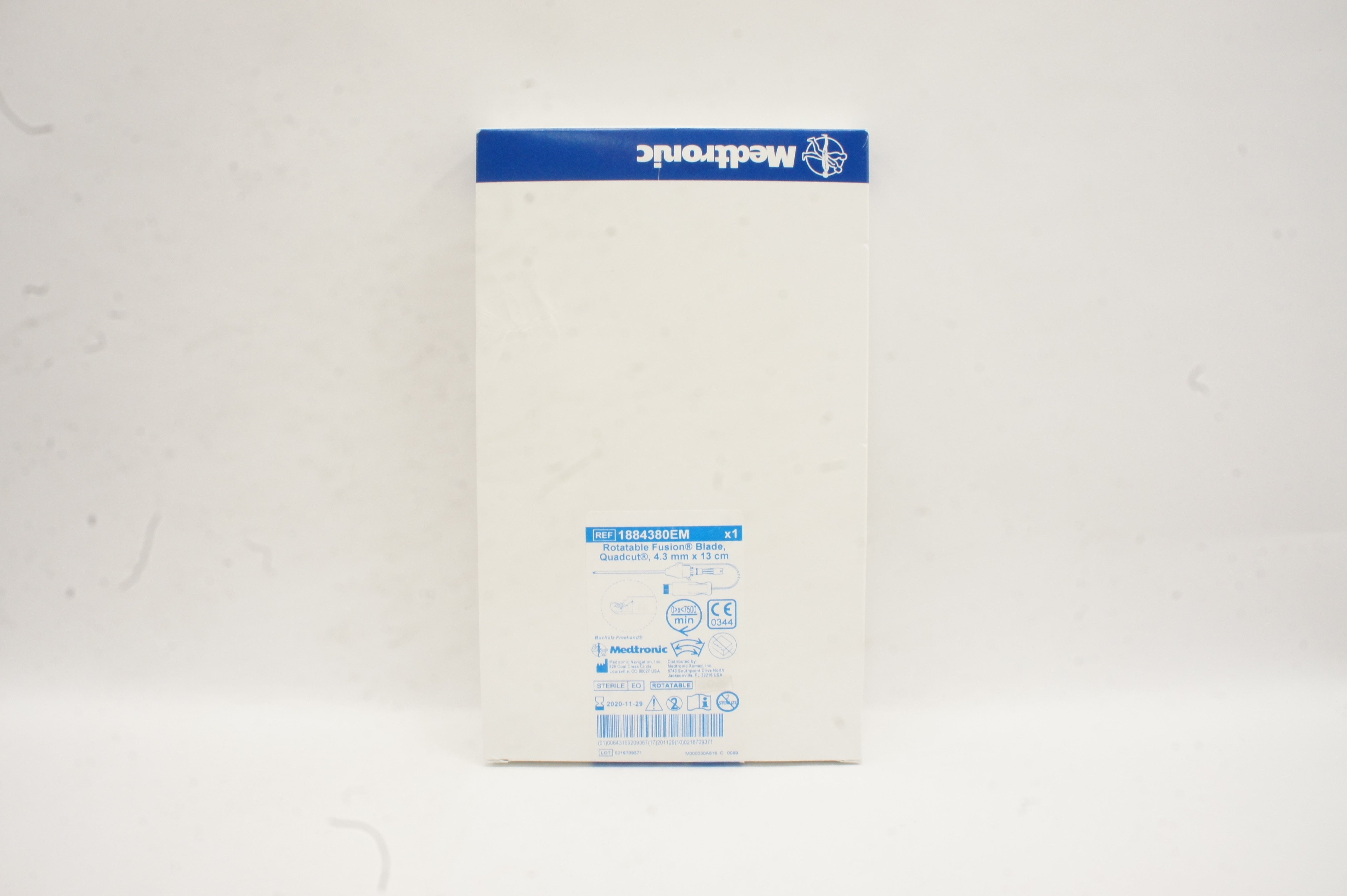 Medtronic 1884380EM Rotatable Fusion Blade Quadcut 4.3mm x 13cm (x)
