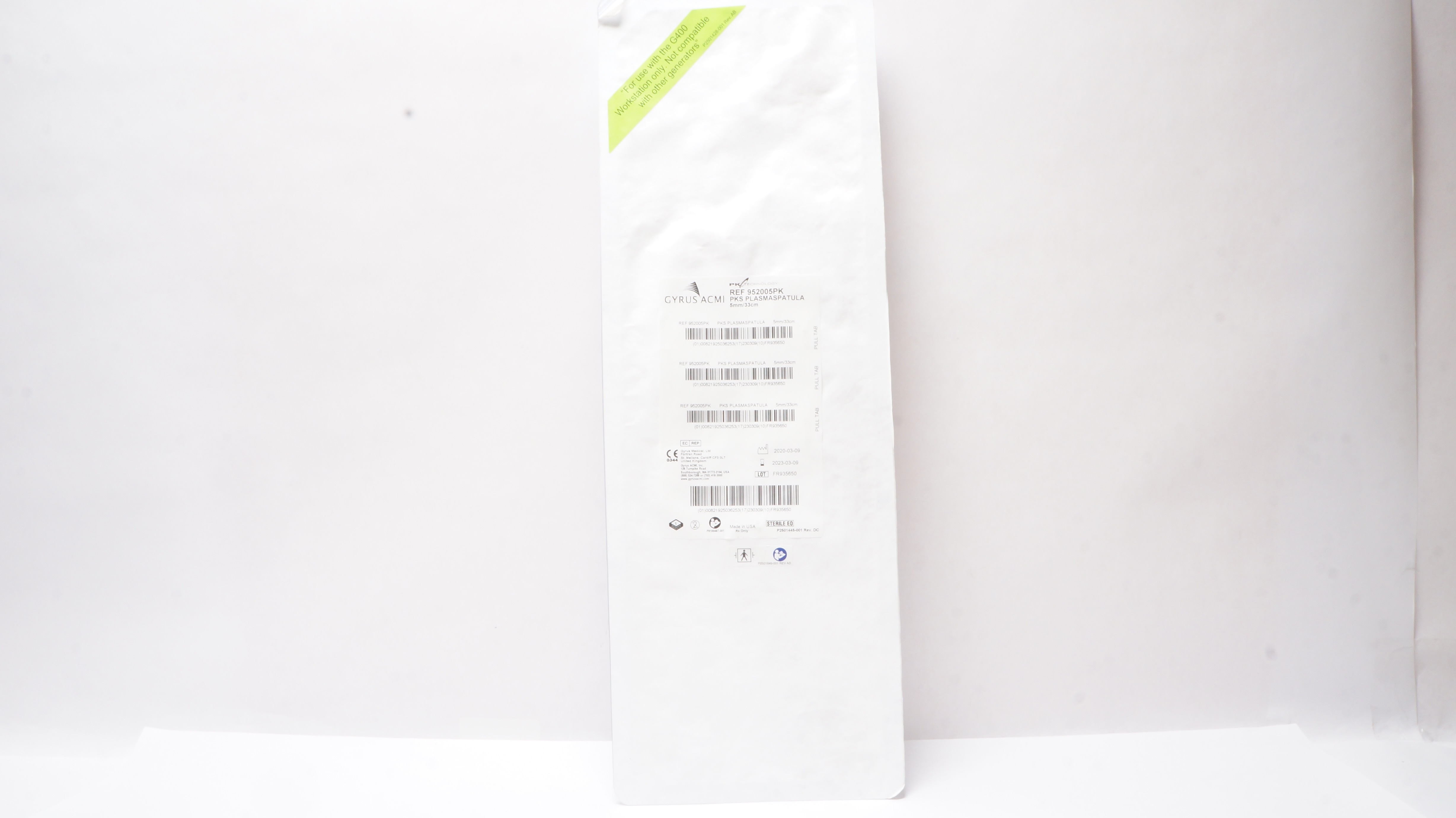 Gyrus ACMI 952005PK PKS Plasma Spatula 33 cm x 5 mm (x)