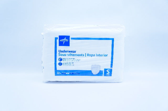 Medline MSC23000 Underwear S 20-28in - Box of 22
