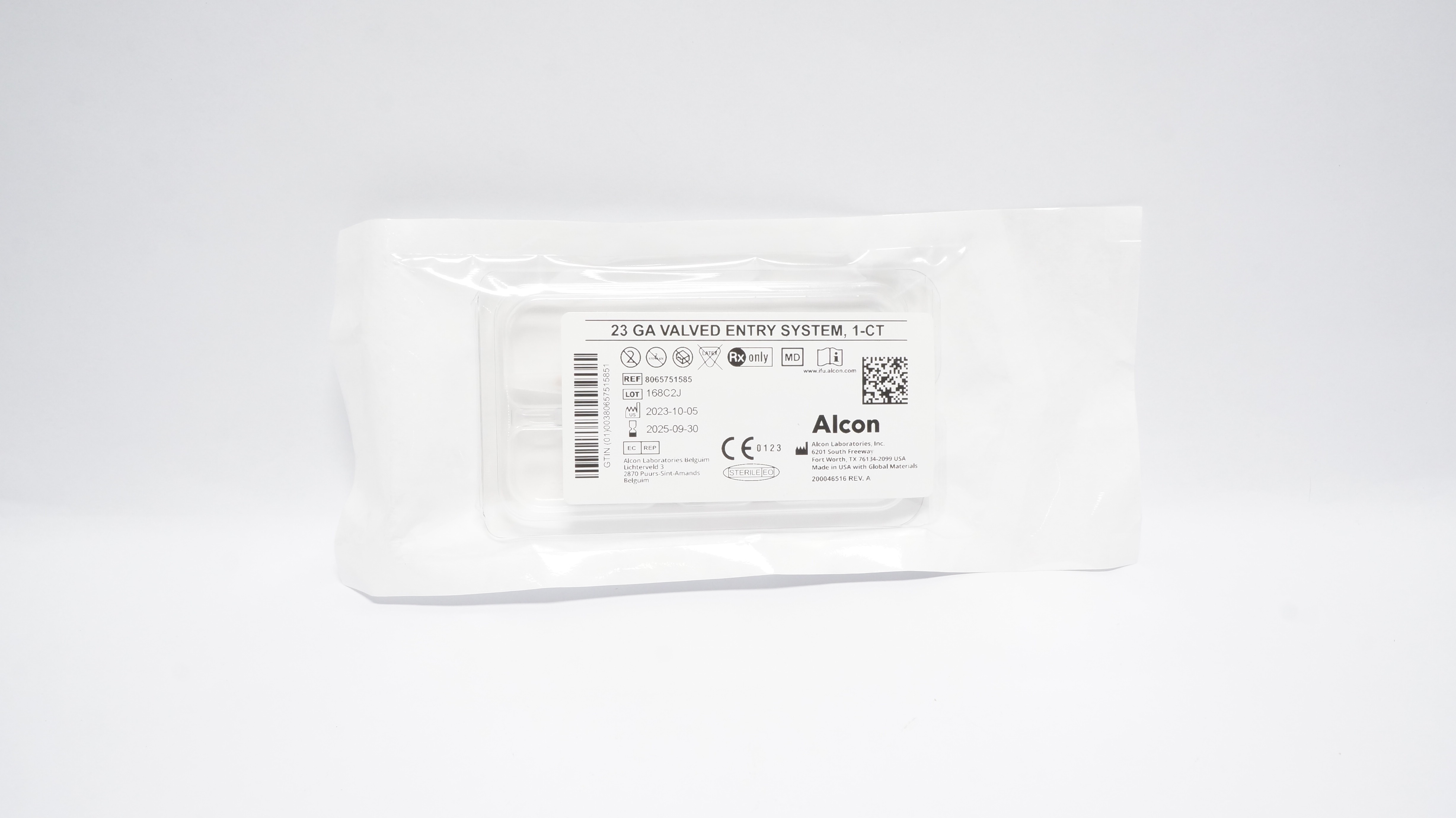Alcon 8065751585 23GA Valved Entry System 1-CT (x)