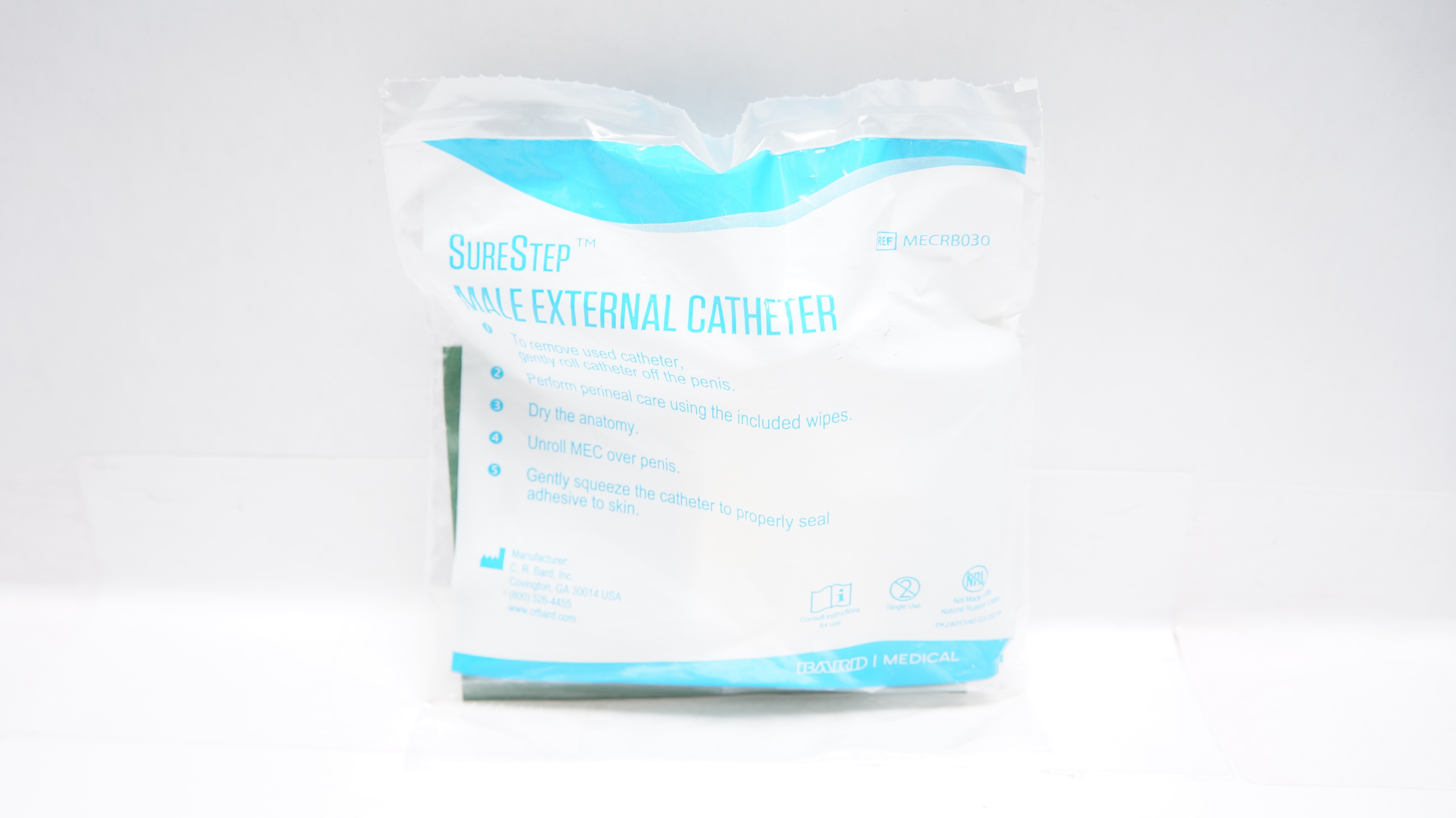 Bard MECRB030 SureStep Male External Cath.