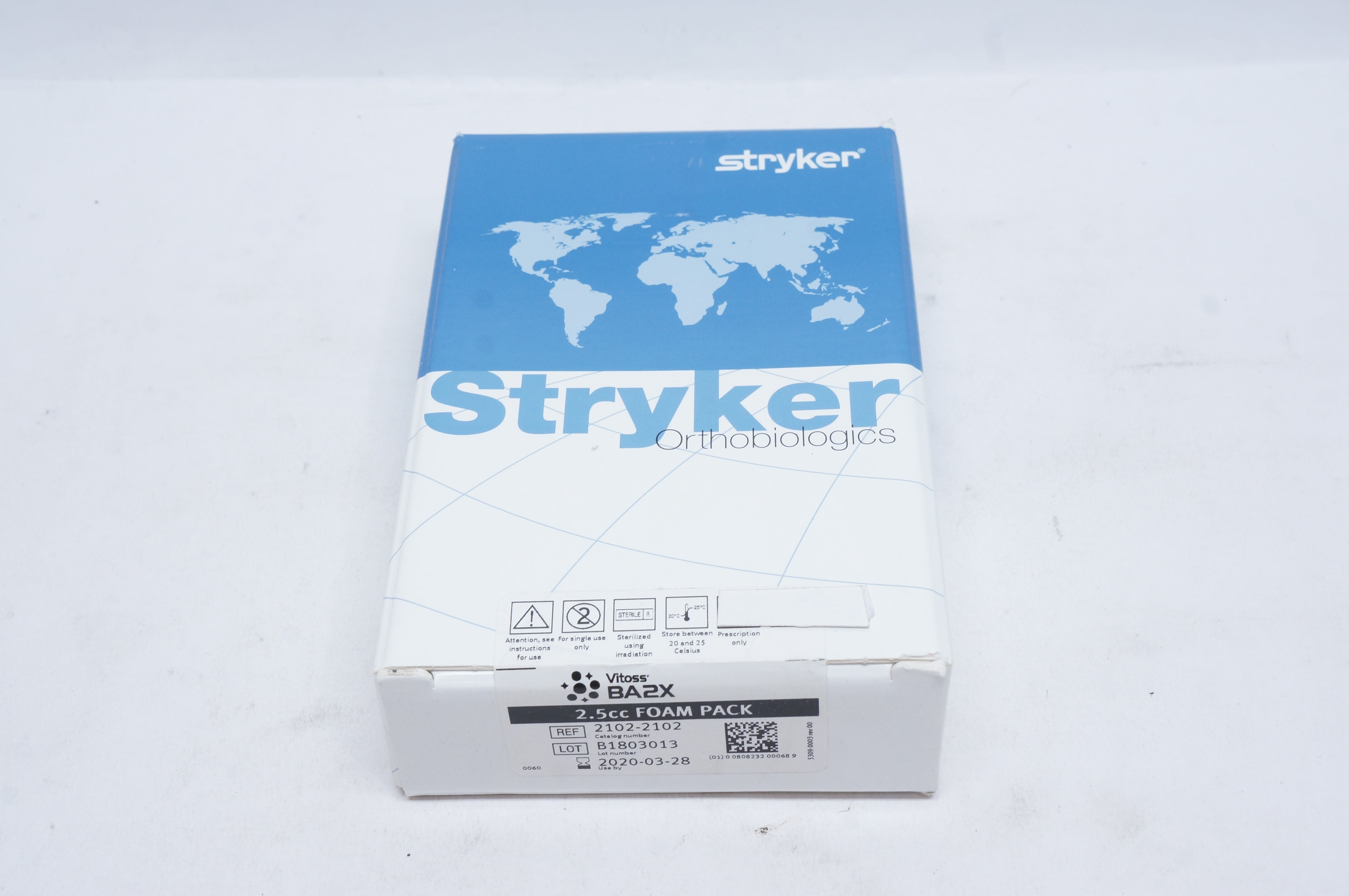 Stryker 2102-2102 Foam Pack 2.5cc (x)