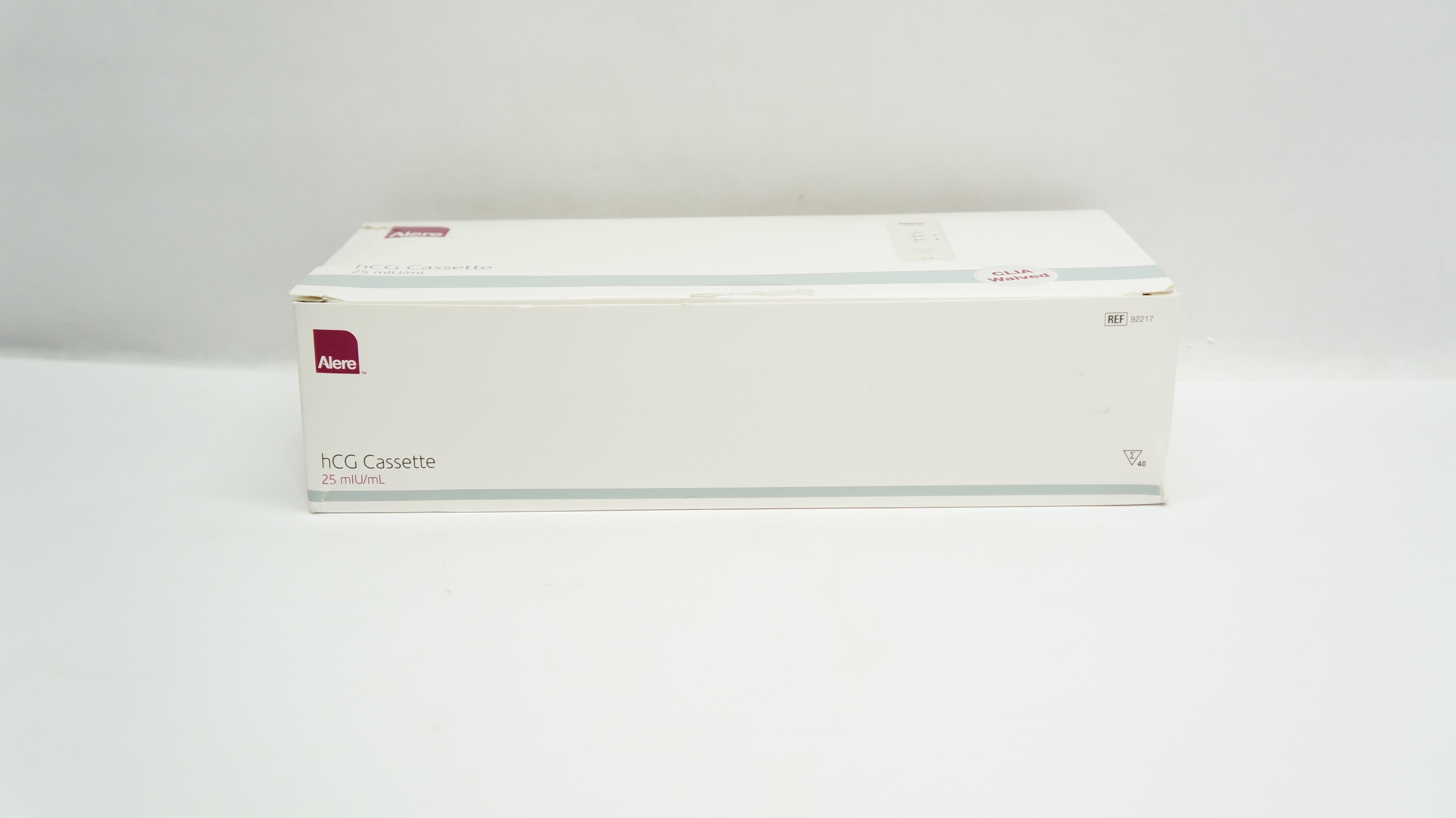 Alere 92217 HCG Cassette 25 mIU/mL - Box of 40