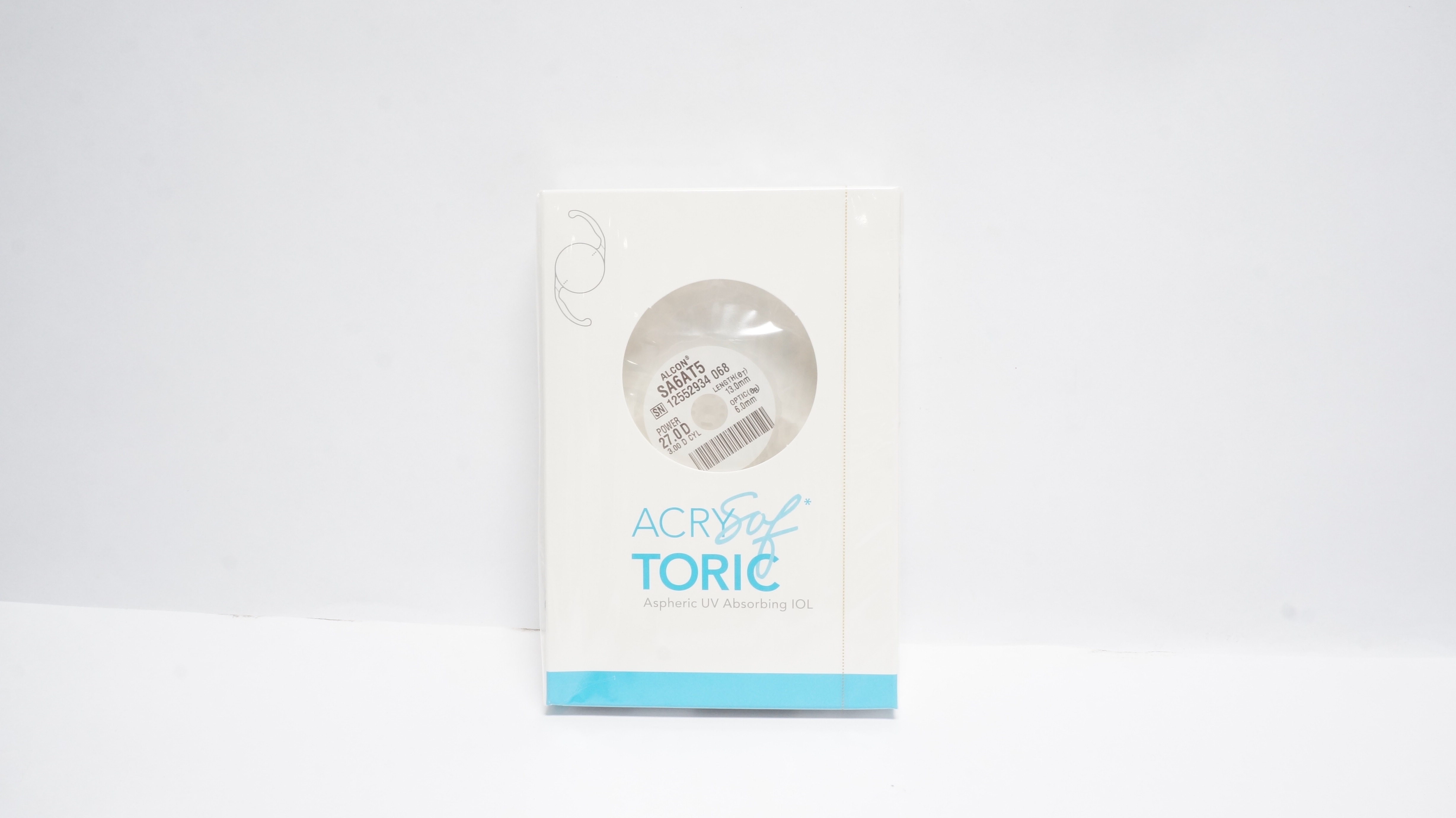Alcon SA6AT5 ACRYSof Toric Aspheric Toric IOL 27.0D Length 13mm, Optic 6.0mm (x)
