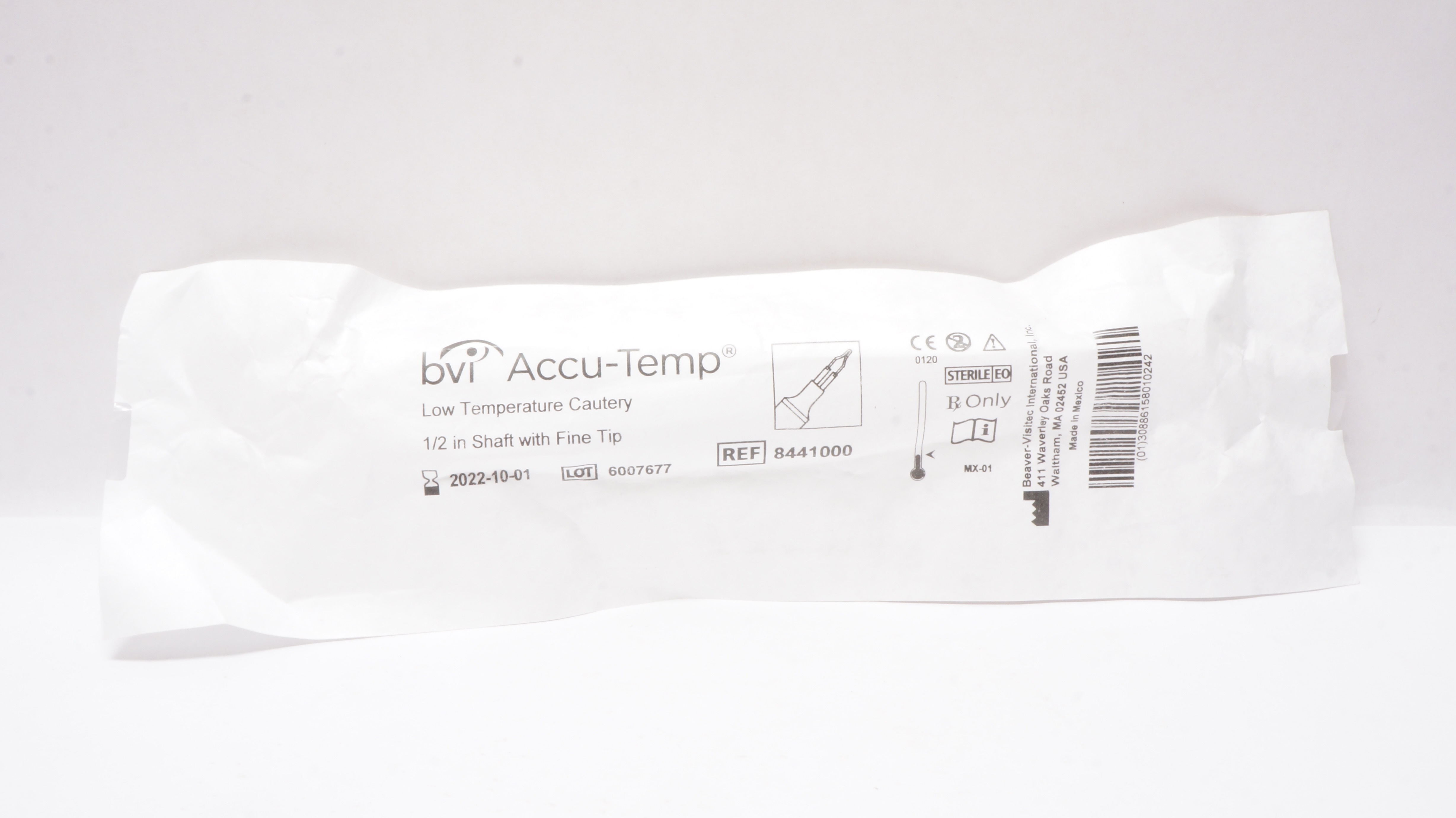 BVI 8441000 Accu-Temp Low Temperature Cautery 1/2inch Shaft w/Fine Tip (x)