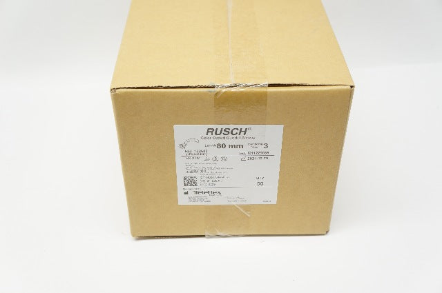 Teleflex 122680 Rusch Color Coded, Size 3, 80mm - Case of 50