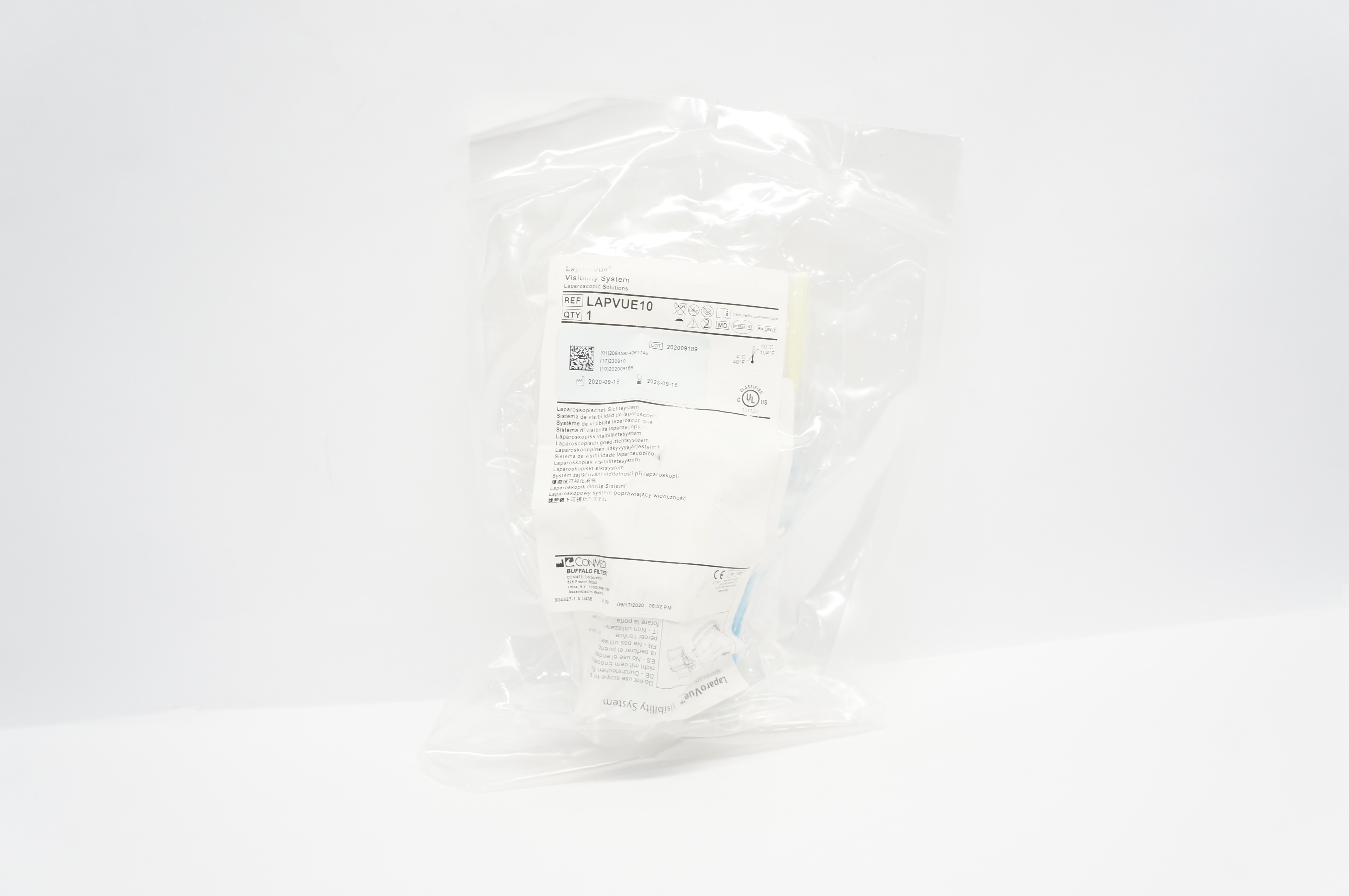 ConMed LAPVUE10 LaparoVue Visibility System Laparoscopic Solutions