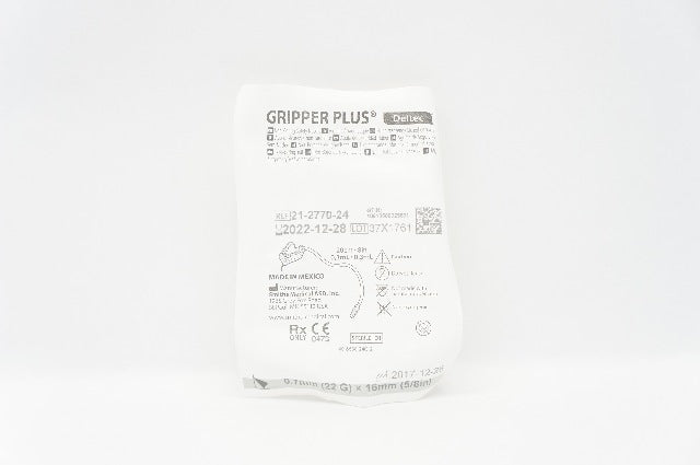 Smiths Medical 21-2770-24 Gripper Plus Deltec Non-Coring Safety Ndle 22Gx5/8inch