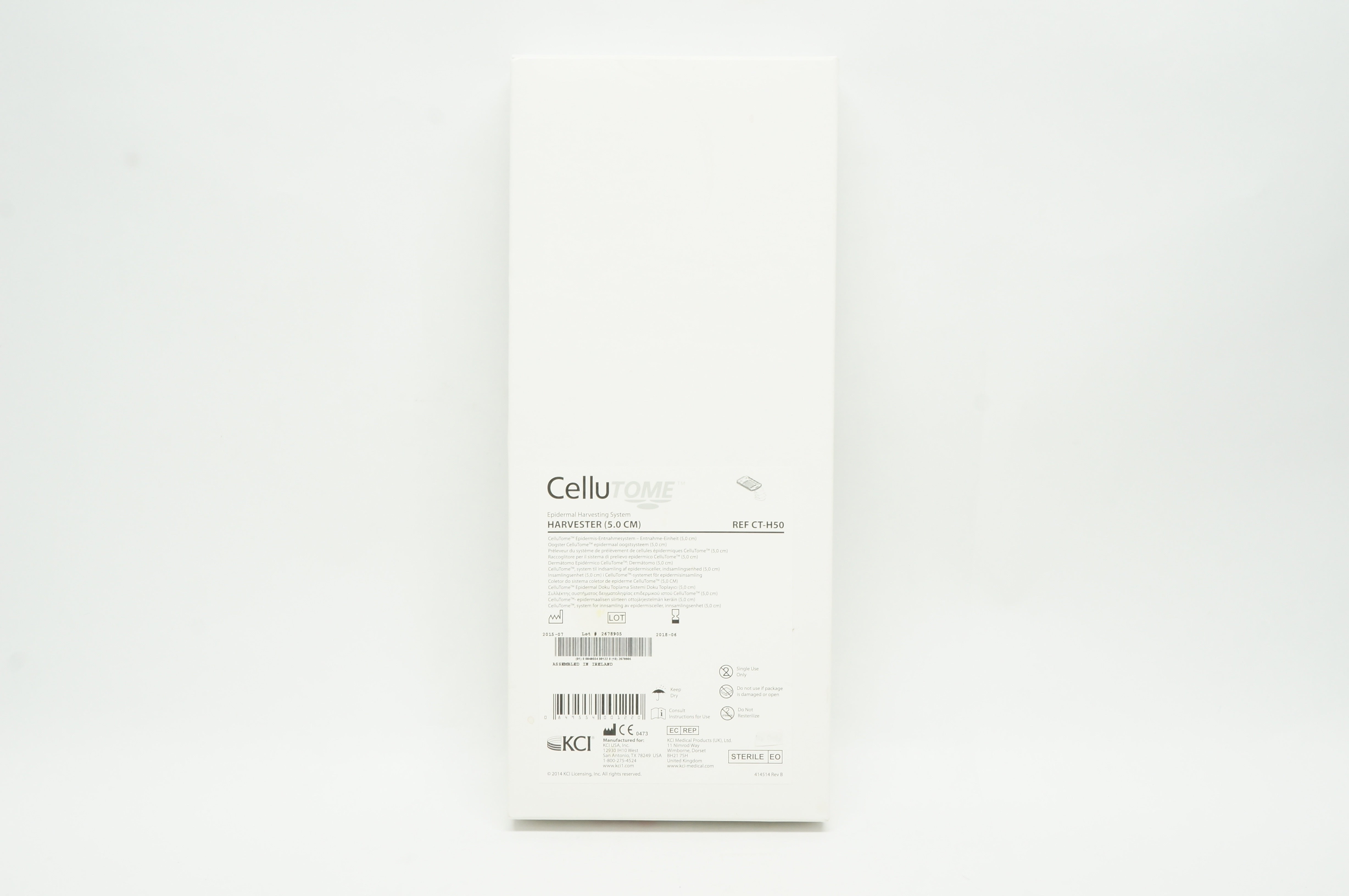 CelluTom CT-H50 KCI Epidermal Haresting System Harvester 5.0cm (x)