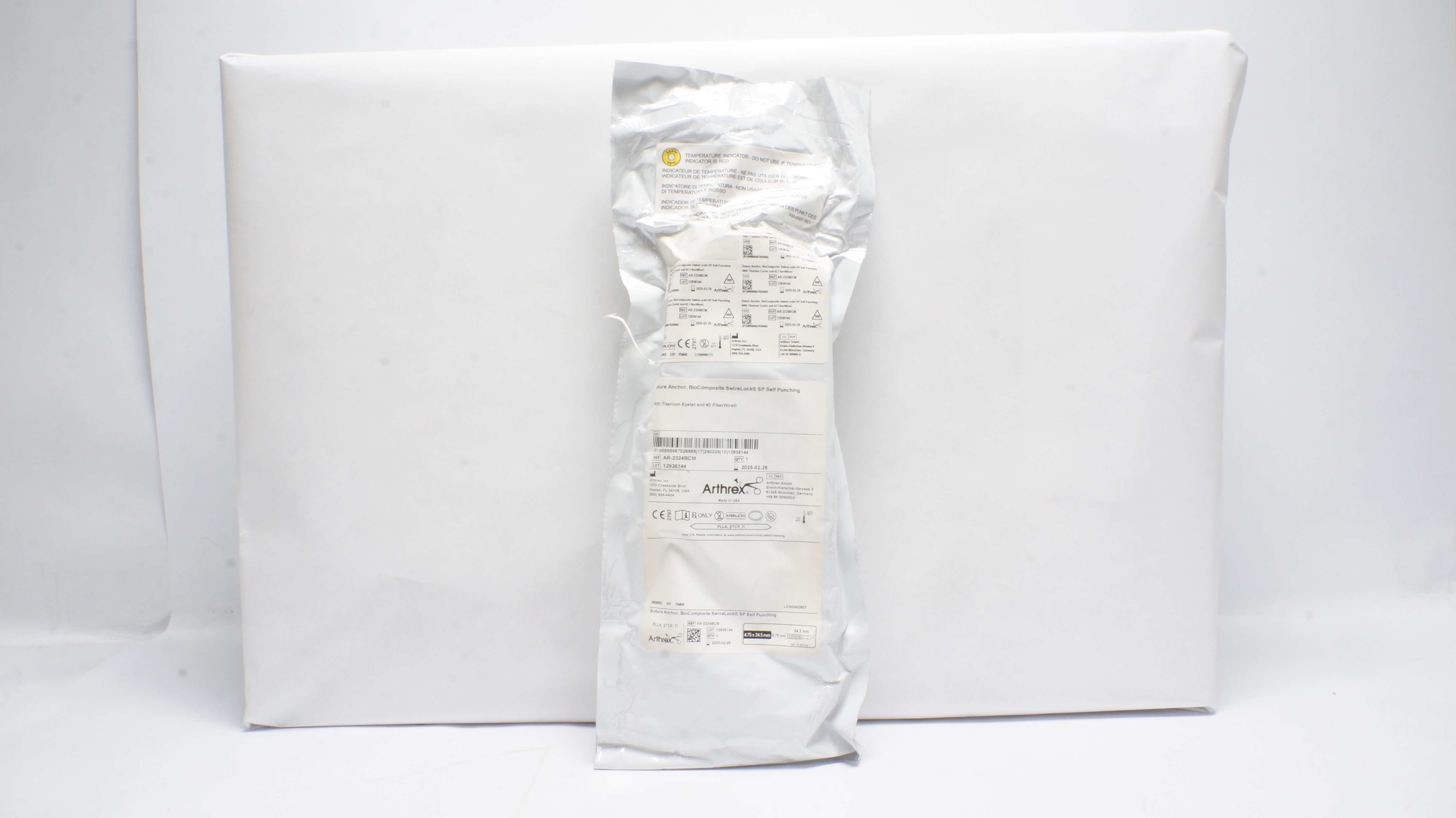 Arthrex AR-2324BCM Stre Anchor BioComposite SwiveLock SP 4.75 x 24.5mm (x)
