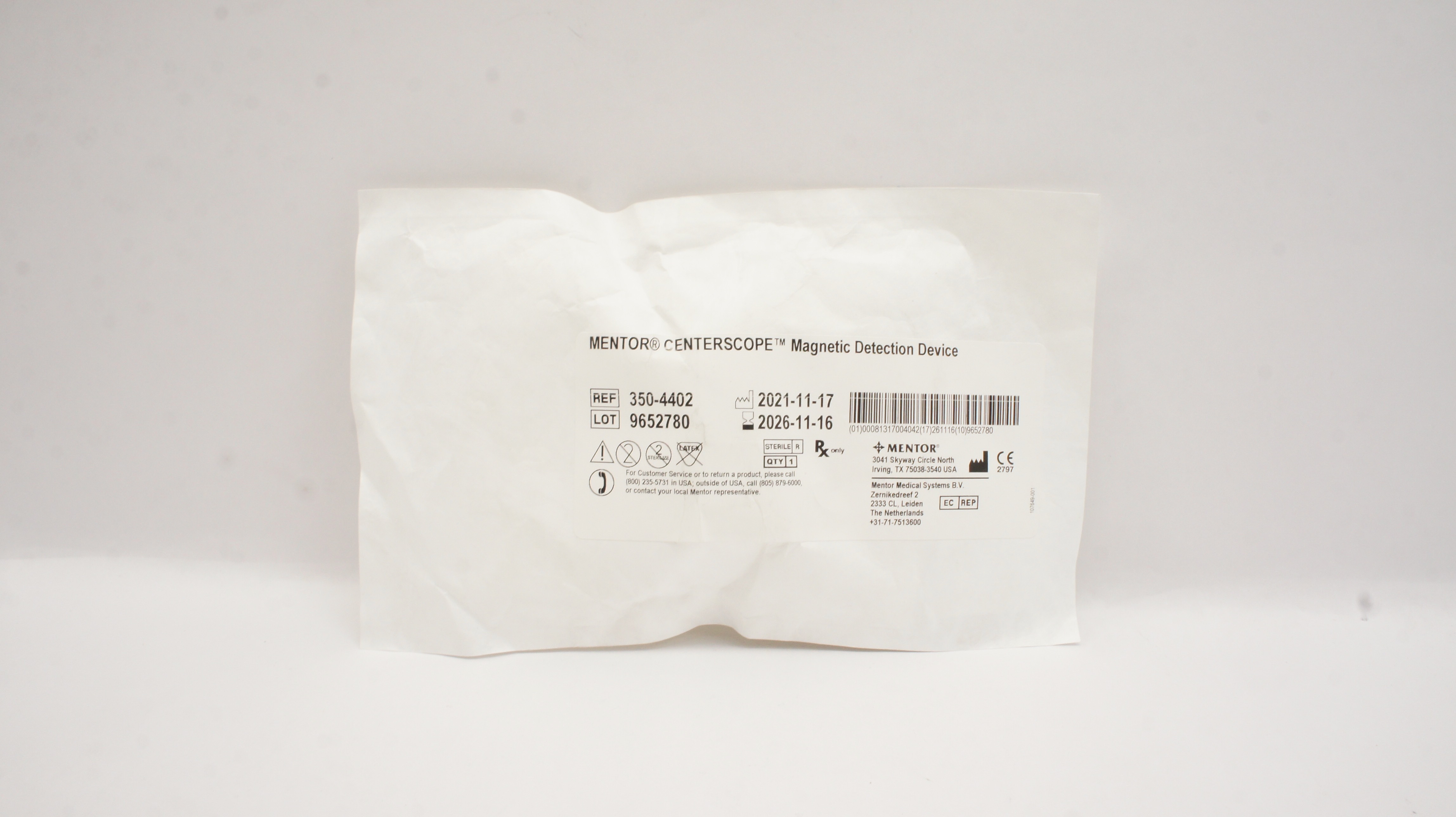 Mentor 350-4402 Centerscope Magnetic Detection Device