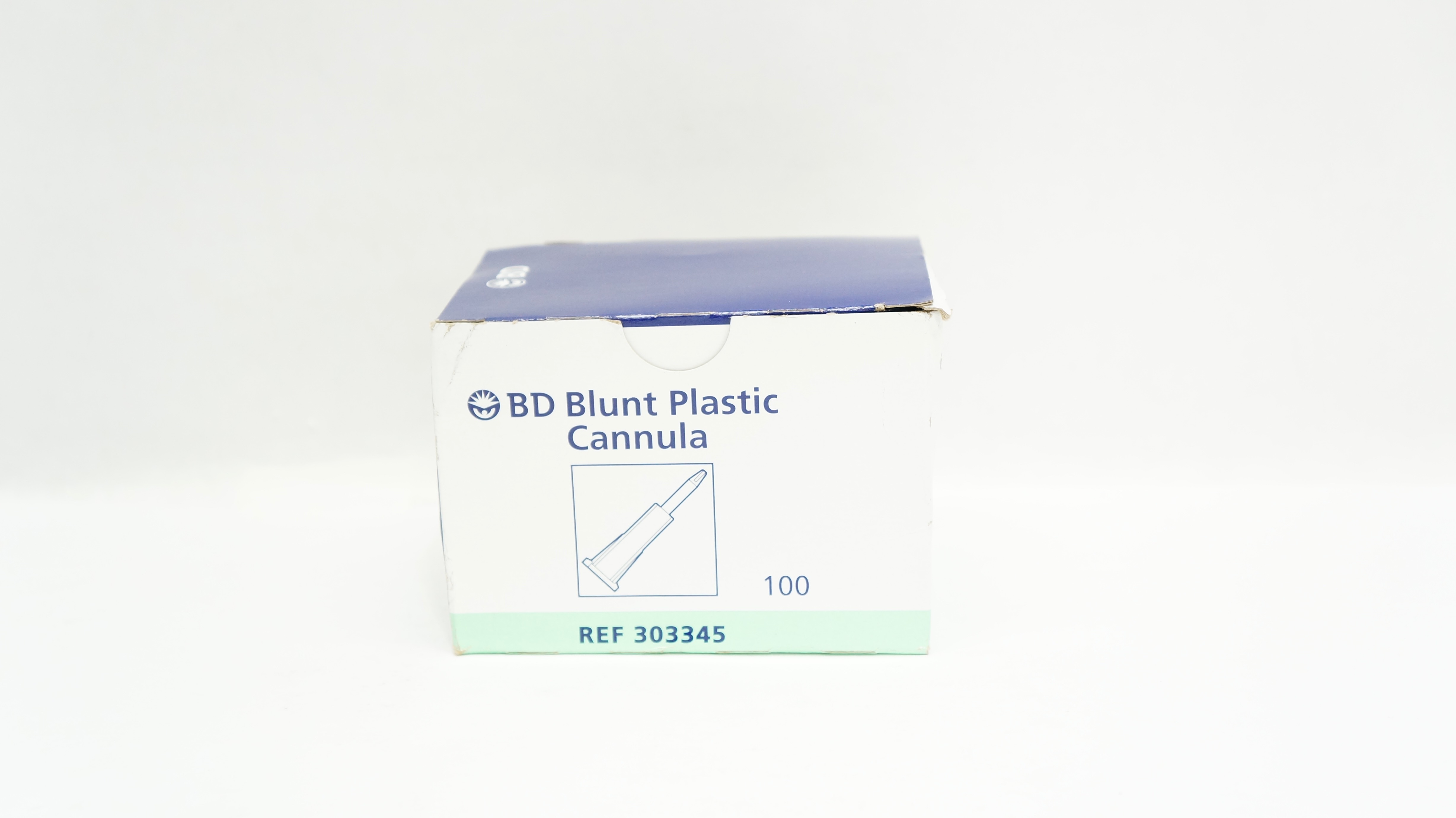BD 303345 Blunt Plastic Cannula - Box of 100